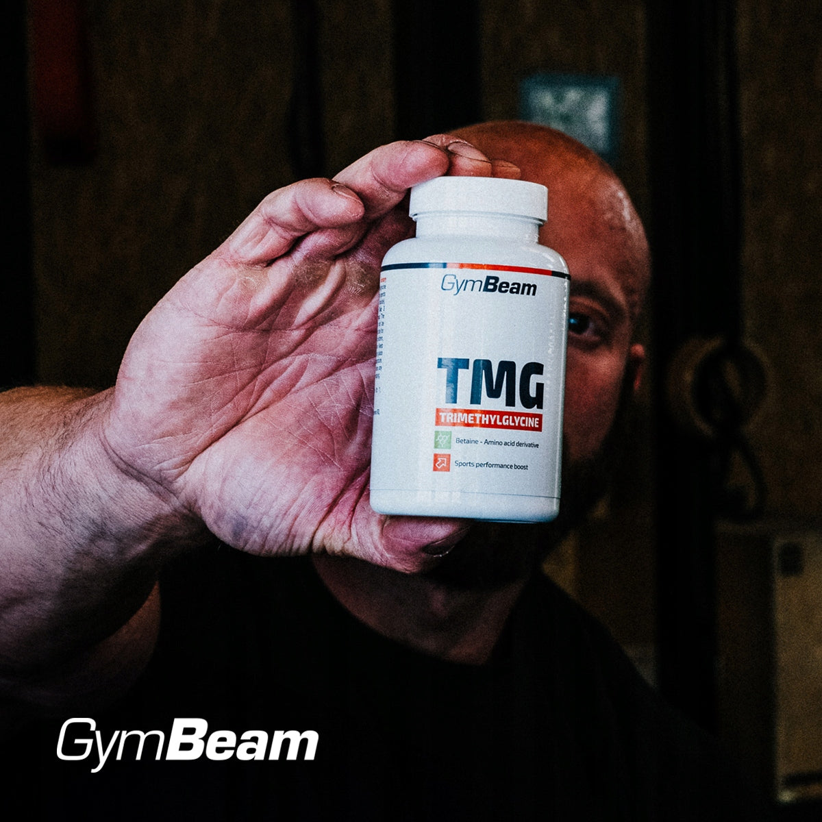 TMG TRIMETHYLGLYCINE BETAINE 100% VEGAN MUSCLE PERFORMANCE GymBeam 90 kap EAN (GTIN) 8586022218996