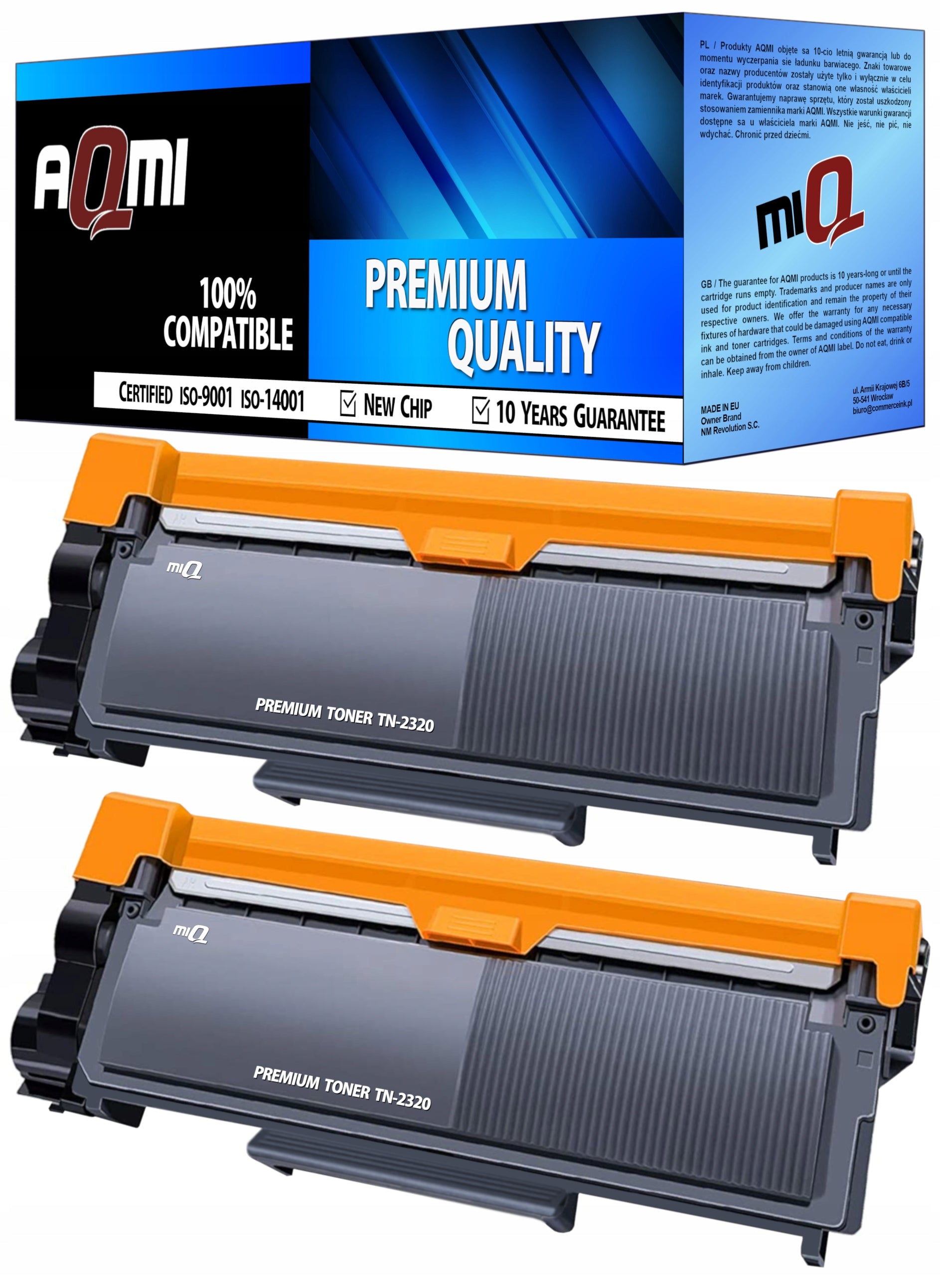 TN-2320 XL TONER CARTRIDGES FOR BROTHER HL-L2300D MFC-L2700DW DCP-L2520DW PRINTER