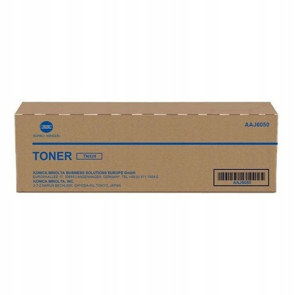 TN-326K AAJ6050 Konica Minolta Black Toner Cartridge for BizHub 308e 368e