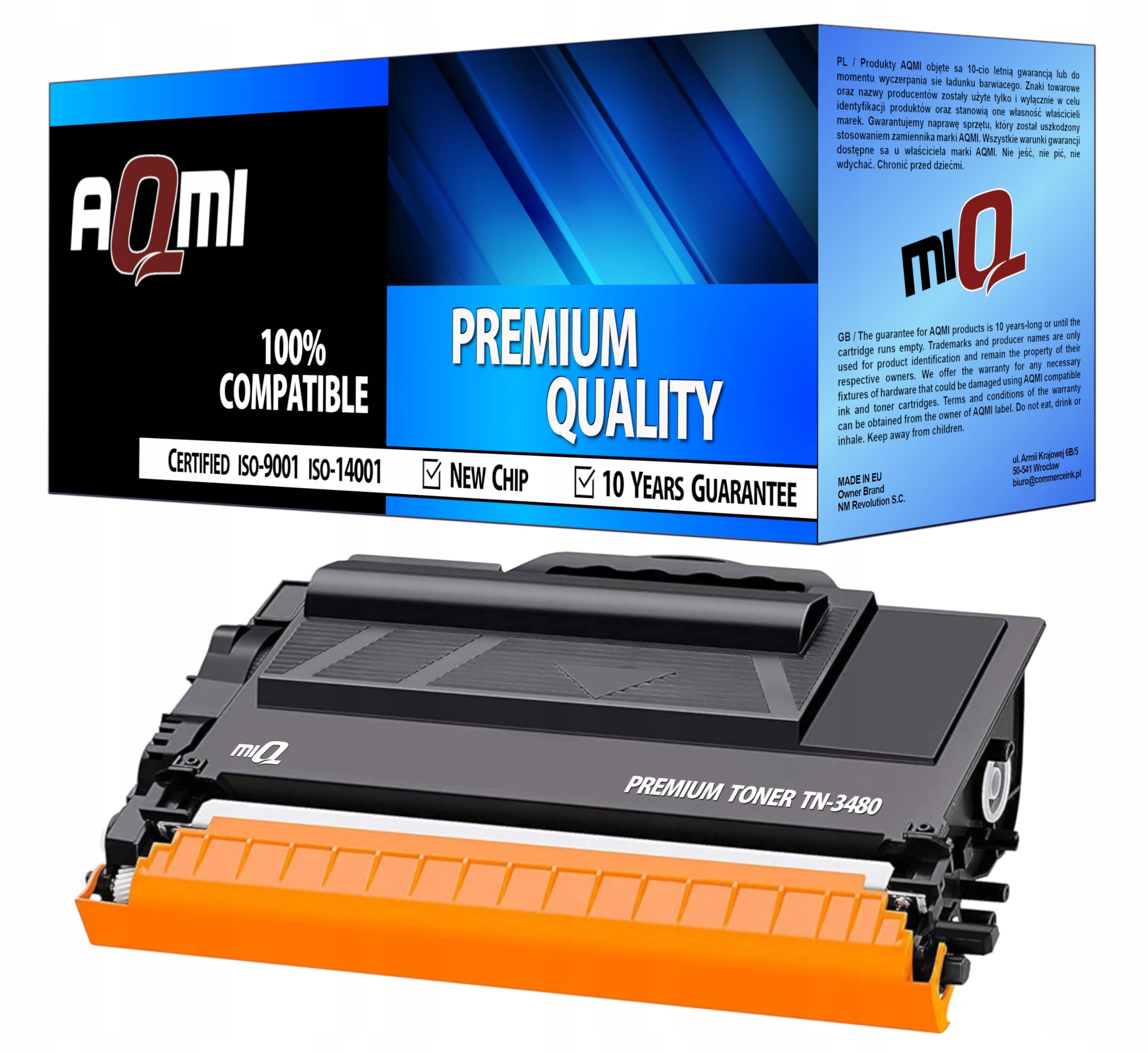 TN-3480 XL TONER CARTRIDGE FOR BROTHER MFC-5700DN DCP-5500DN DCP-6600DW PRINTER