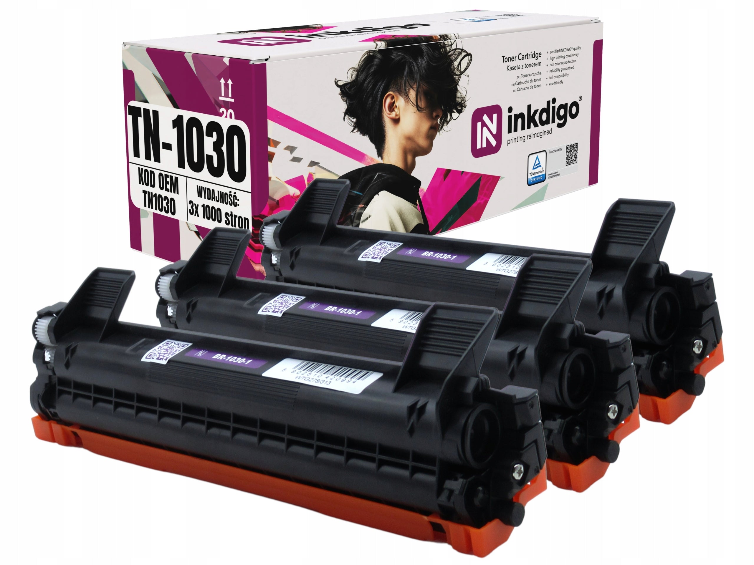 TN1090 XL 3x TONER REPLACEMENT PRINTER BROTHER HL-1222WE DCP-1622WE HL1223