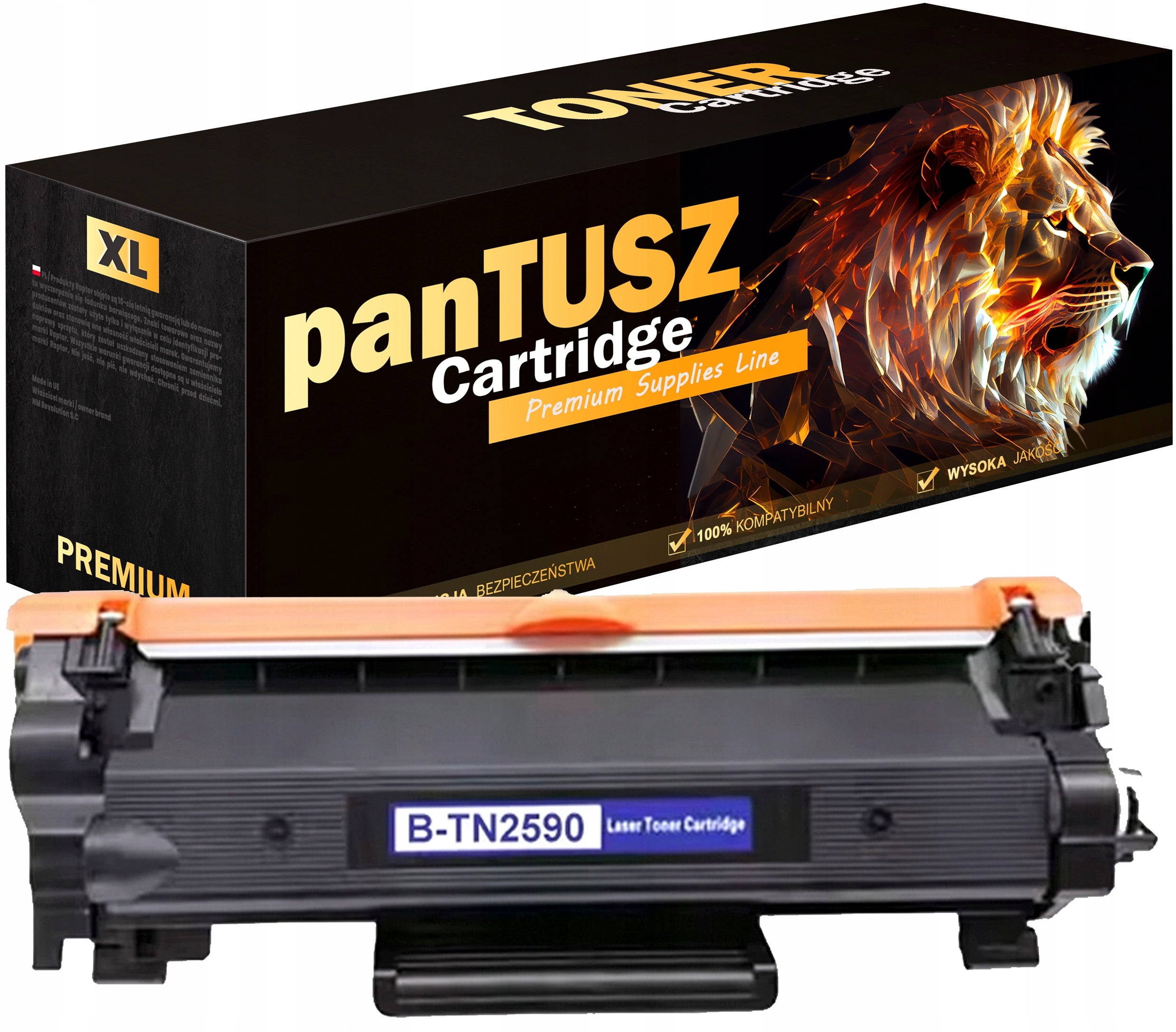 TN2590 TONER CARTRIDGE FOR BROTHER MFC-L2802DW HL-L2402D HL-L2442DW DCP-L2600D L2622DW