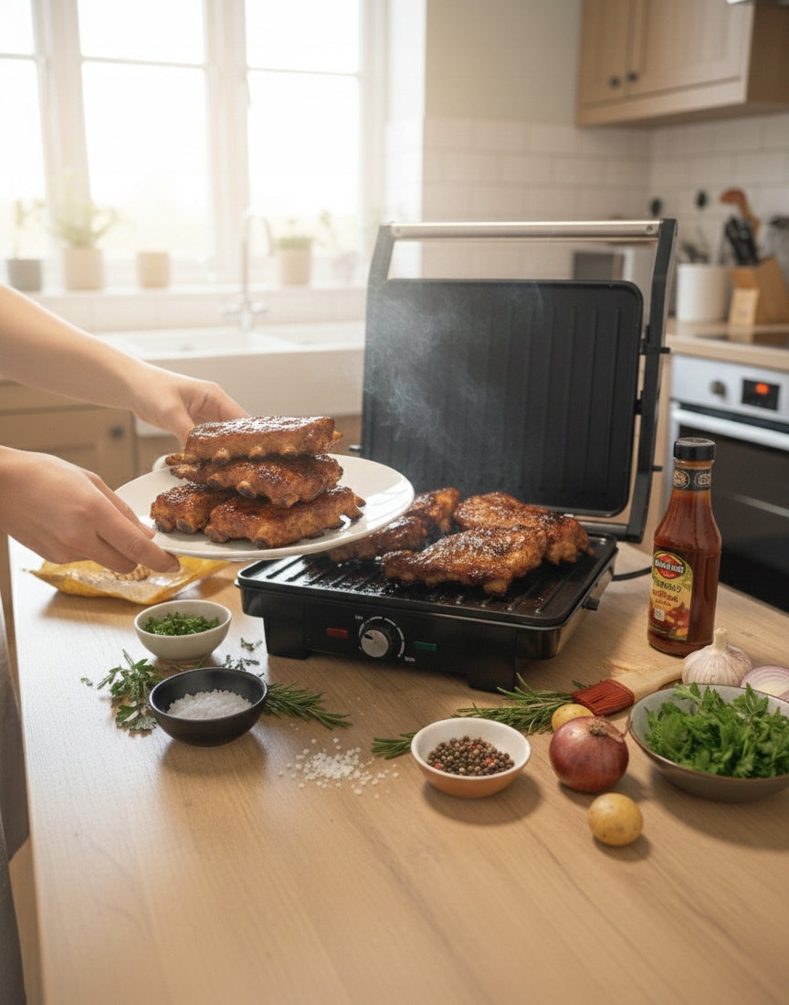TOASTER BARBECUE ELECTRIC STRONG 2500W 6IN1 BASS Poland SILVER STRONG Model 5906952