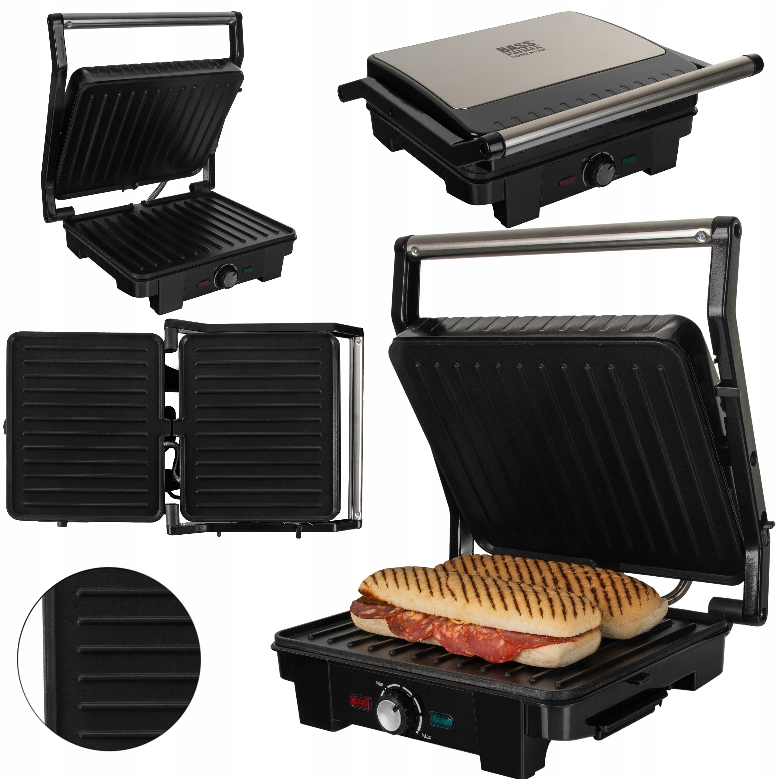TOASTER BARBECUE ELECTRIC STRONG 2500W 6IN1 BASS Poland SILVER STRONG