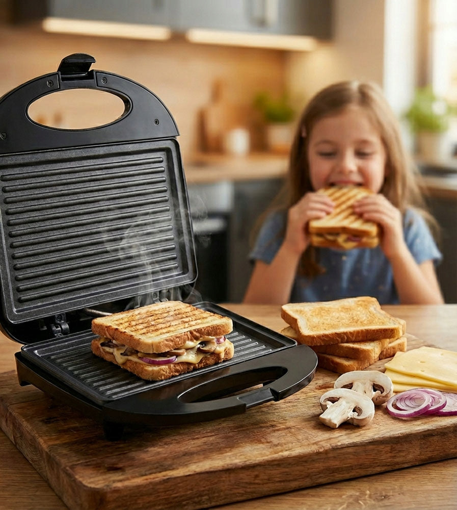 TOASTER FOR SANDWICHES TORTILLA GRILL 1000W ESPERANZA PLATE GRILL Temperature control yes