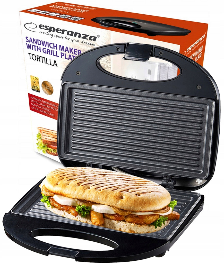 TOASTER OVEN ELECTRIC GRILL FOR PANINI TOAST SANDWICHES 1000W