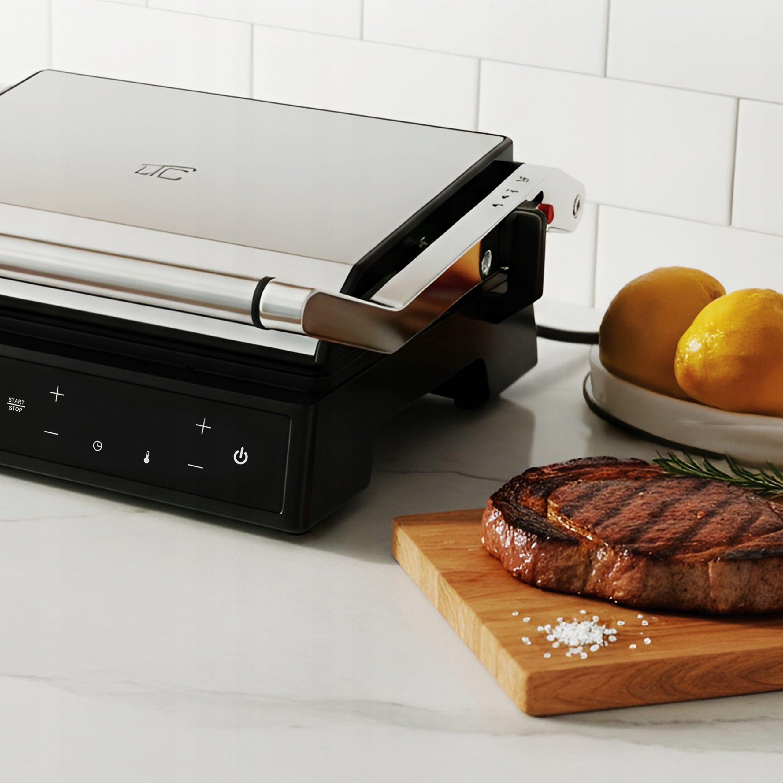 TOASTER OVEN GRILL FOR PANINI SANDWICHES ELECTRIC FOLDING 180° STRONG Power rating 2000 W
