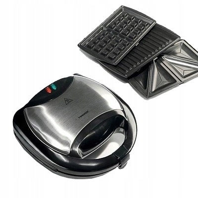 TOASTER SANDWICH GRILL WAFFLE IRON 3in1 750W TIROSS Brand Tiross