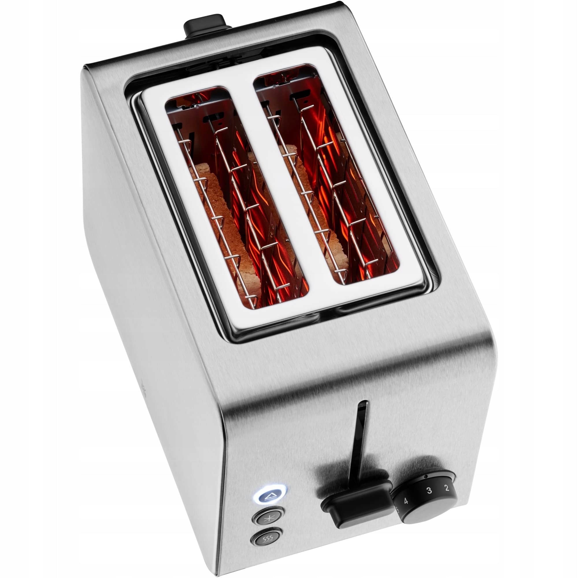 TOASTER WMF STELIO EDITION 1050W SILVER STEEL CROMARGAN Brand WMF
