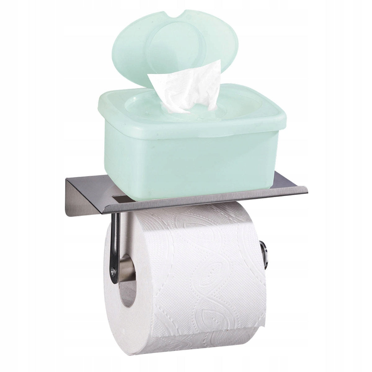 TOILET PAPER HOLDER + 2in1 Metal Shelf