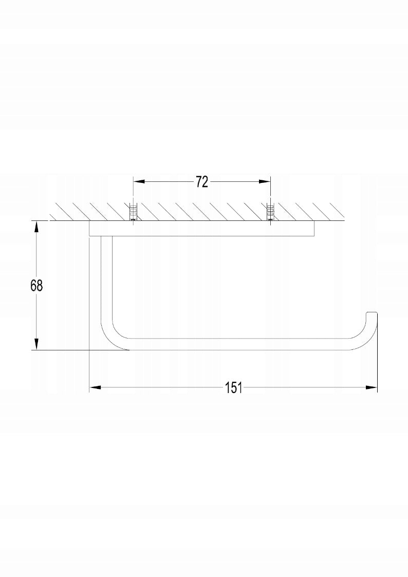 TOILET PAPER HOLDER BRASS BLACK HANGING EAN (GTIN) 5901867775603