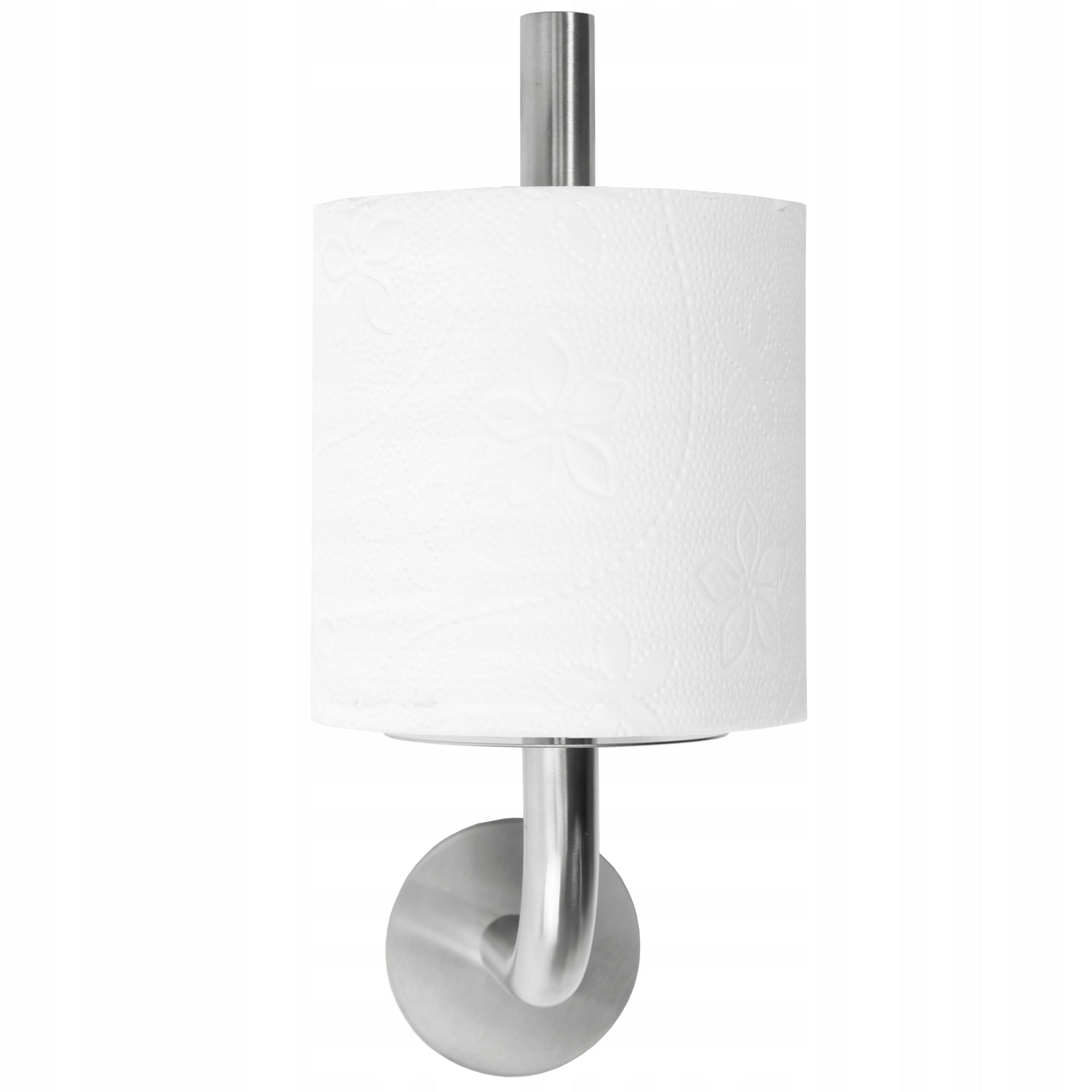 TOILET PAPER HOLDER BRUSHED NICKEL REA Product height 7 cm