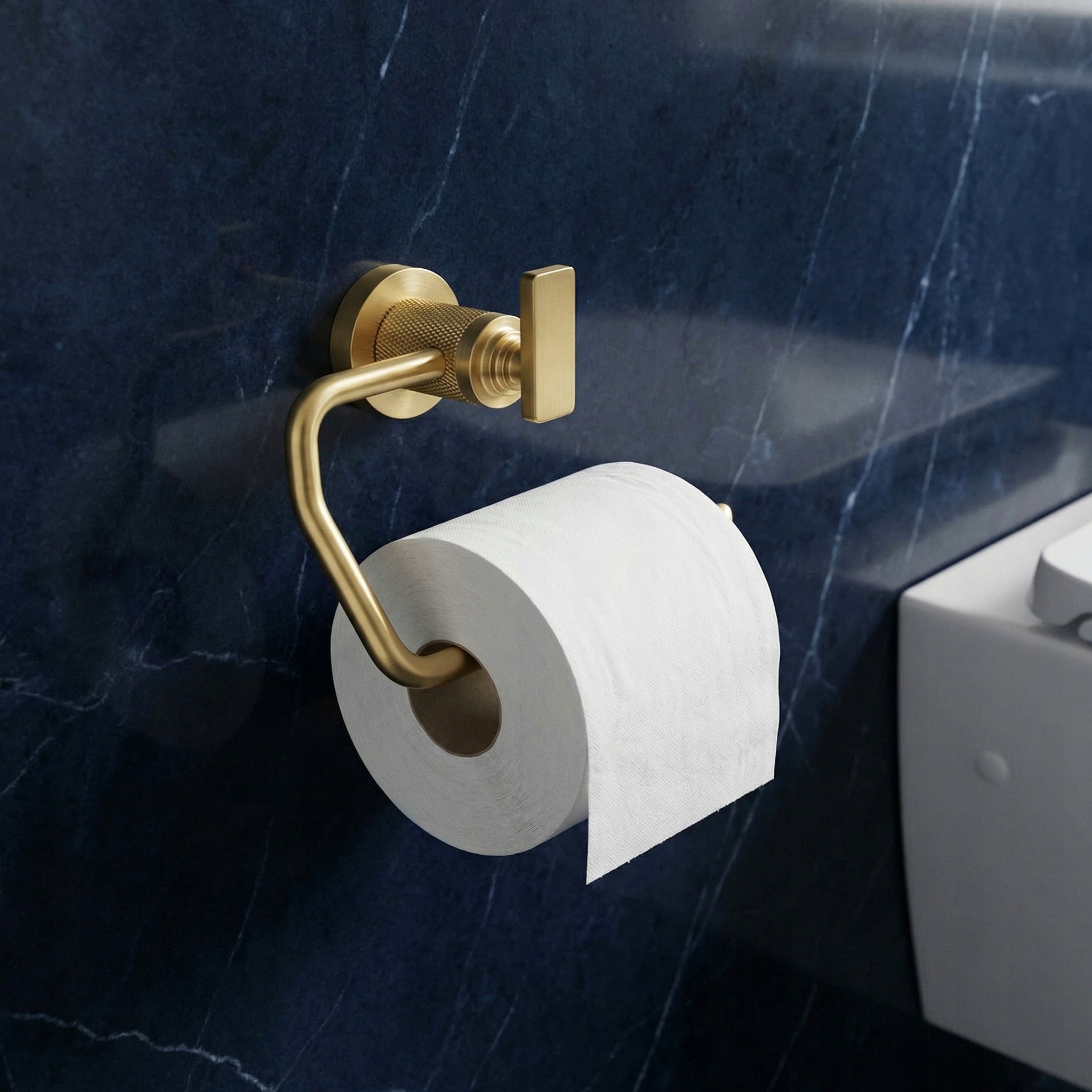 TOILET PAPER HOLDER GOLD BRUSHED REA VIRRO MODERN Brand Rea