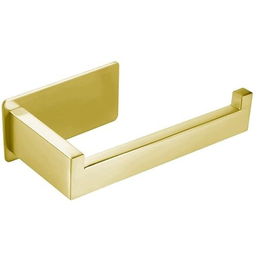 TOILET PAPER HOLDER SELF ADHESIVE STEEL BATHROOM KITCHEN Brand no brand