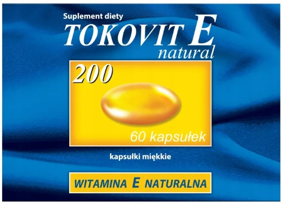TOKOVIT E 200 vitamin E natural Hasco-Lek 60 capsules