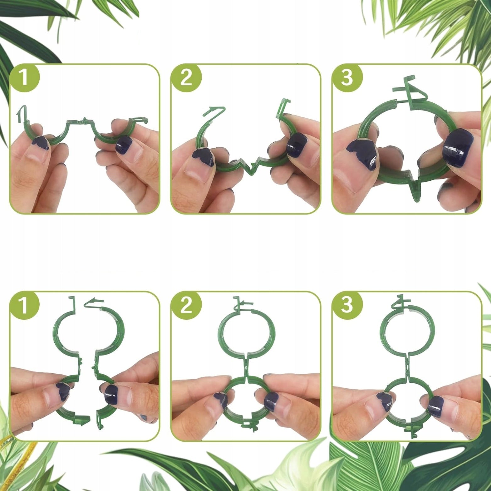 TOMATO CLIPS 1000 PIECES CLASPS HANDLE BEAN STEM CLIP SHOOTS Brand Arpon