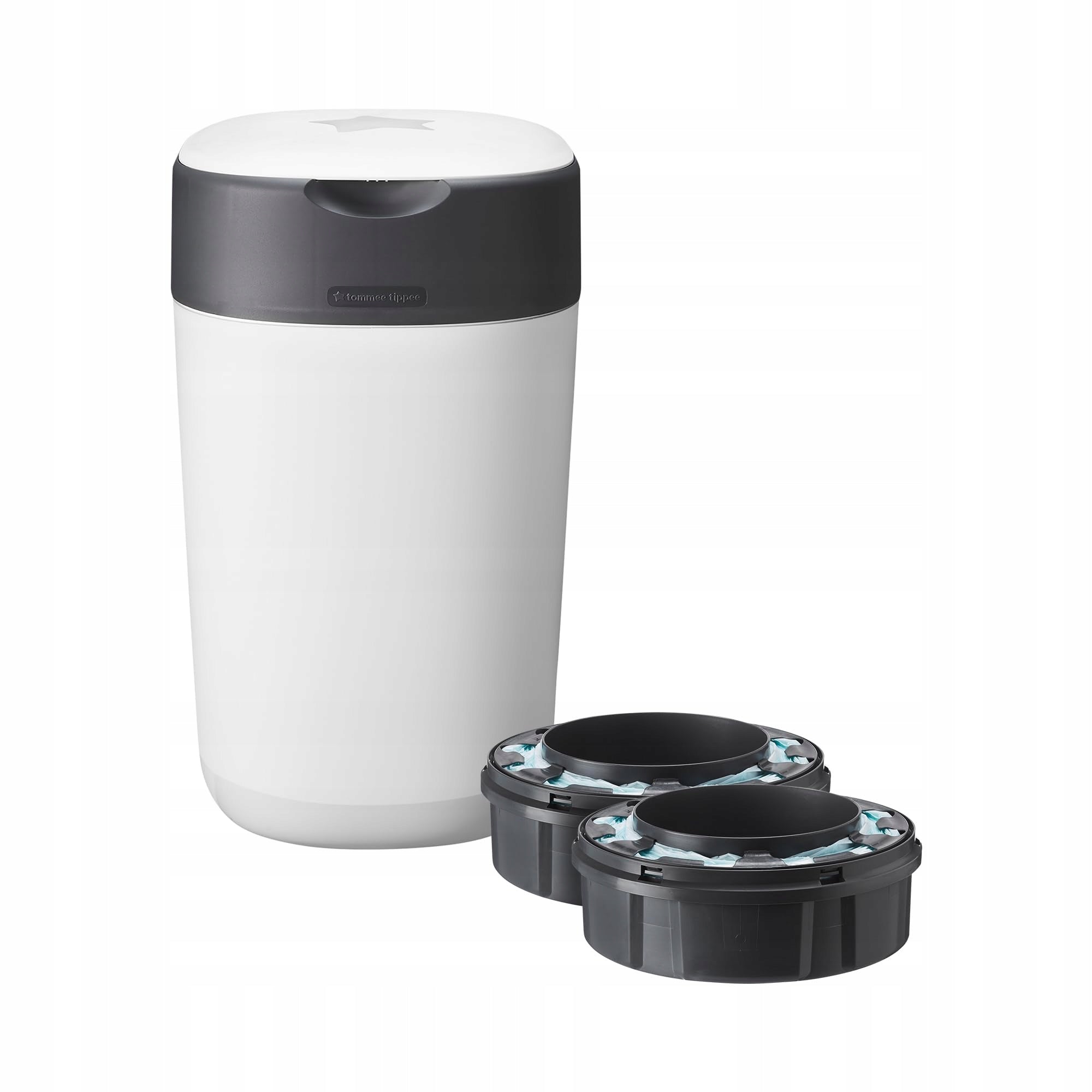TOMMEE TIPPEE TWIST AND CLICK DIAPER BASKET + 2 REFILLS
