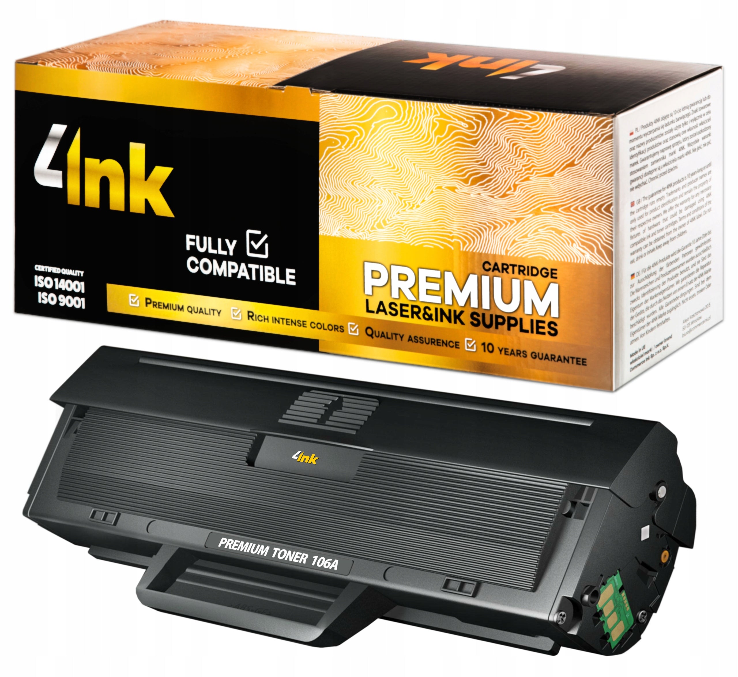 TONER 106A XXL WITH CHIP FOR HP 107a 107w 135a 135w 137fnw 5000 PAGES Packaging status original