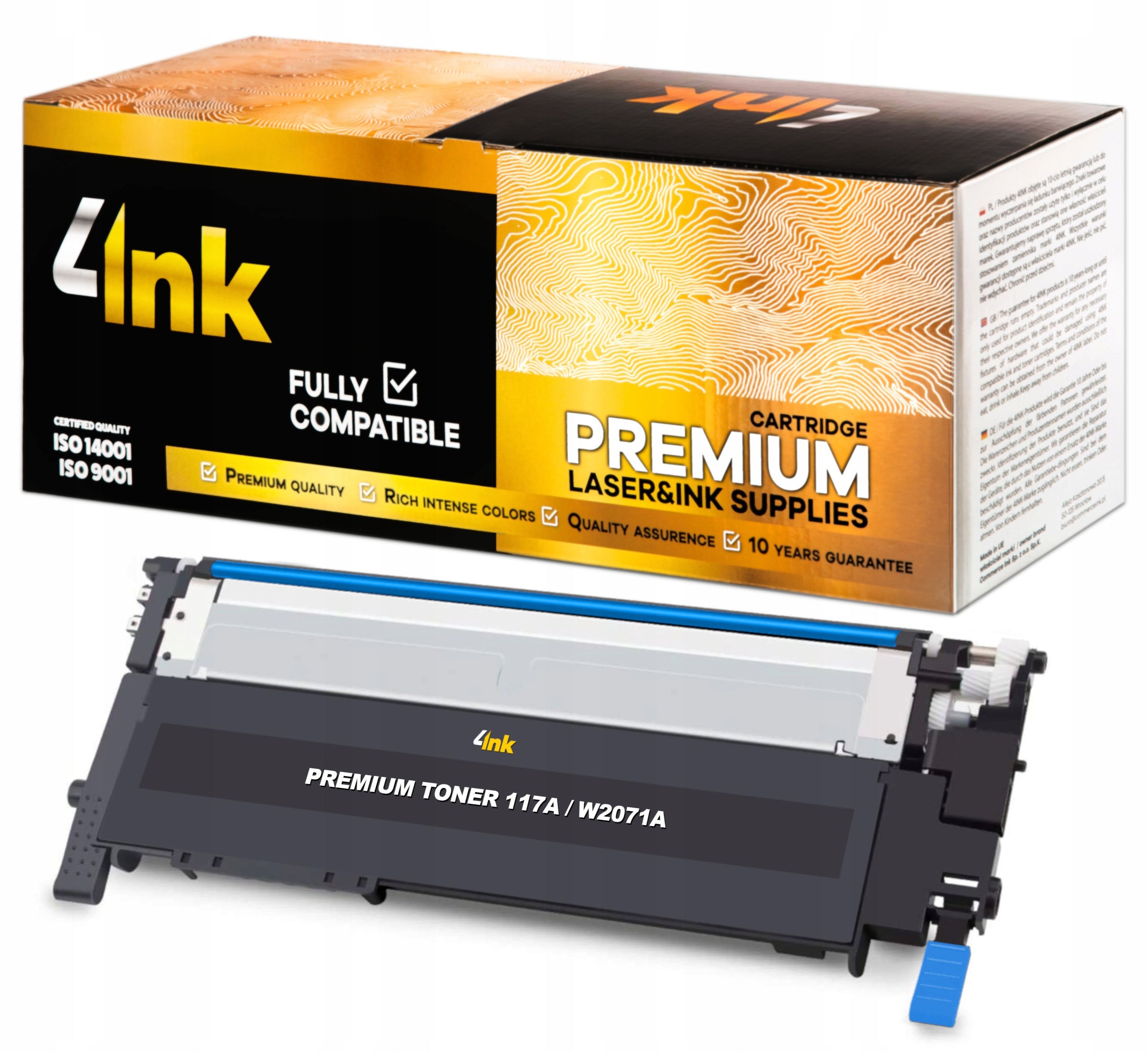 TONER 117A XL FOR HP COLOR LASER 150a 150nw 178nw 179fnw PRINTER WITH CHIP Manufacturer 4INK