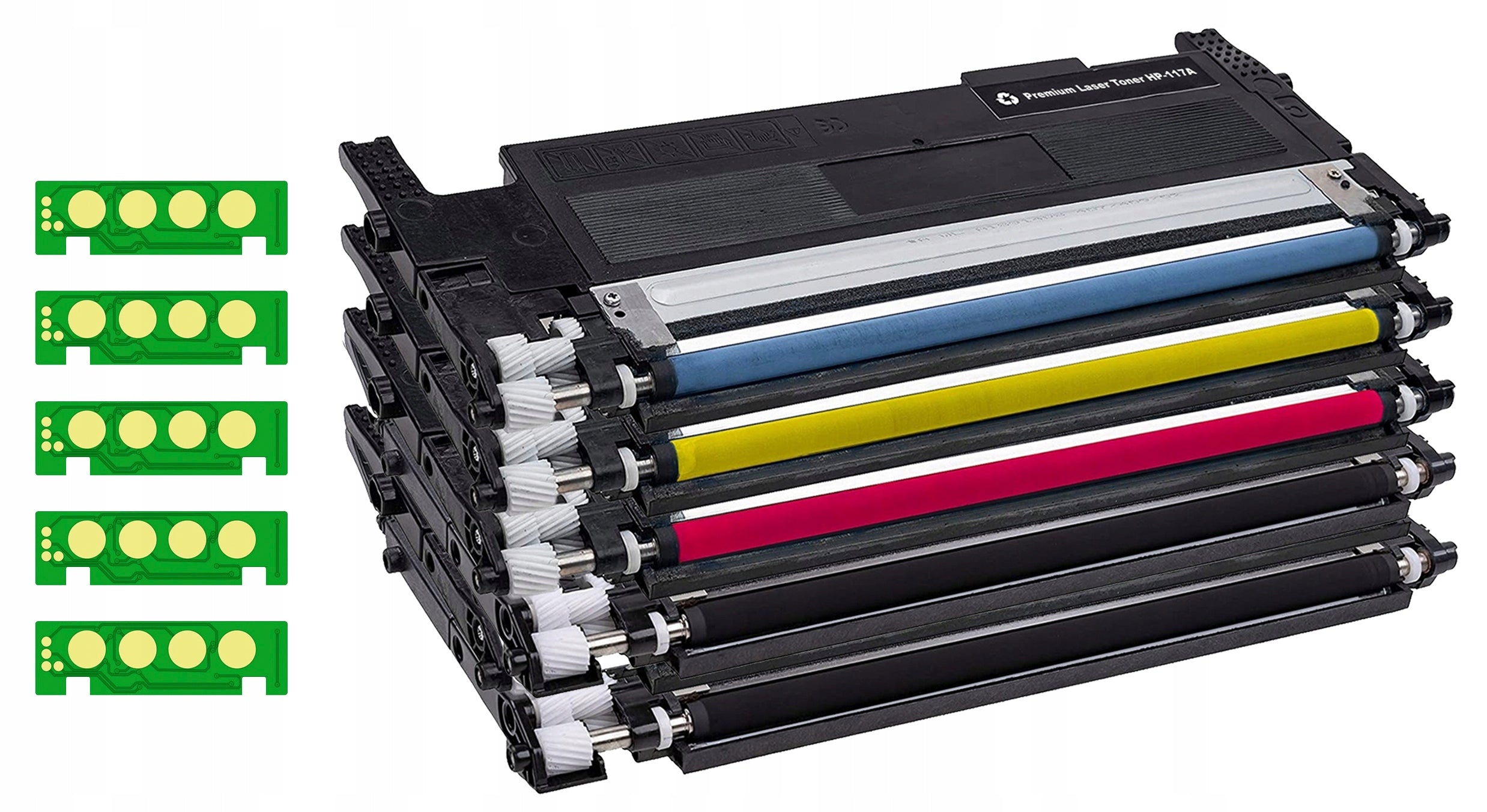 TONER 117A XL WITH CHIP FOR HP COLOR LASER 150a 150nw 178nw 179fnw | CMYK Packaging status original