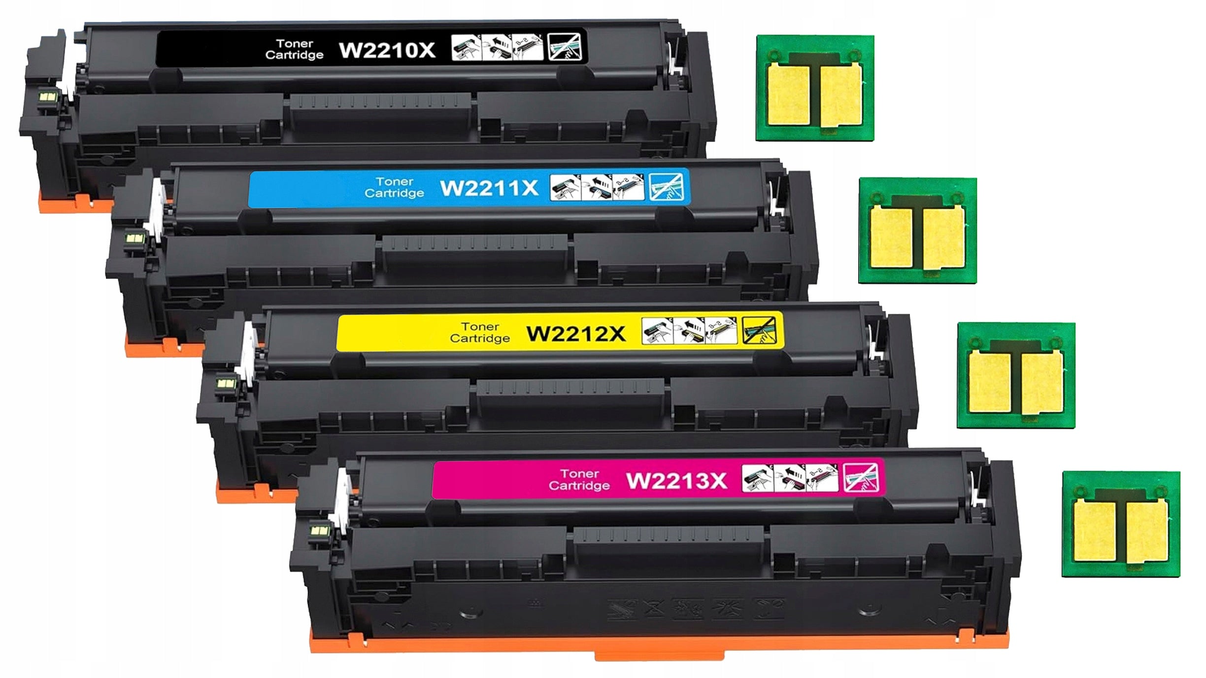 TONER 207X CHIP FOR HP LASERJET PRO MFP M283fdw M255dw M255nw M282nw M283fdn Manufacturer code 5905481837020
