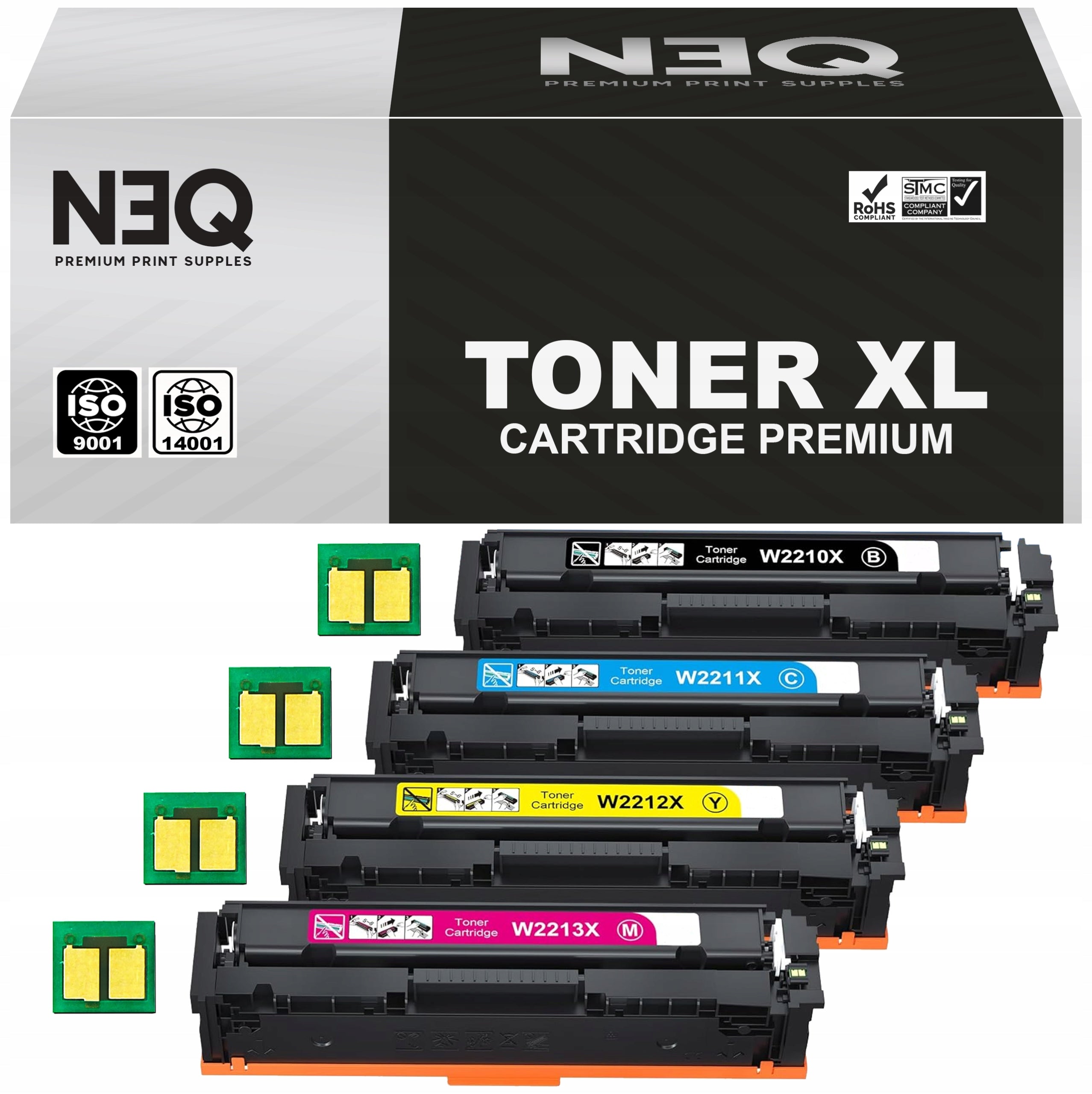 TONER 207X FOR HP LASERJET PRO MFP M283fdw M255dw M255nw M282nw M283fdn CHIP