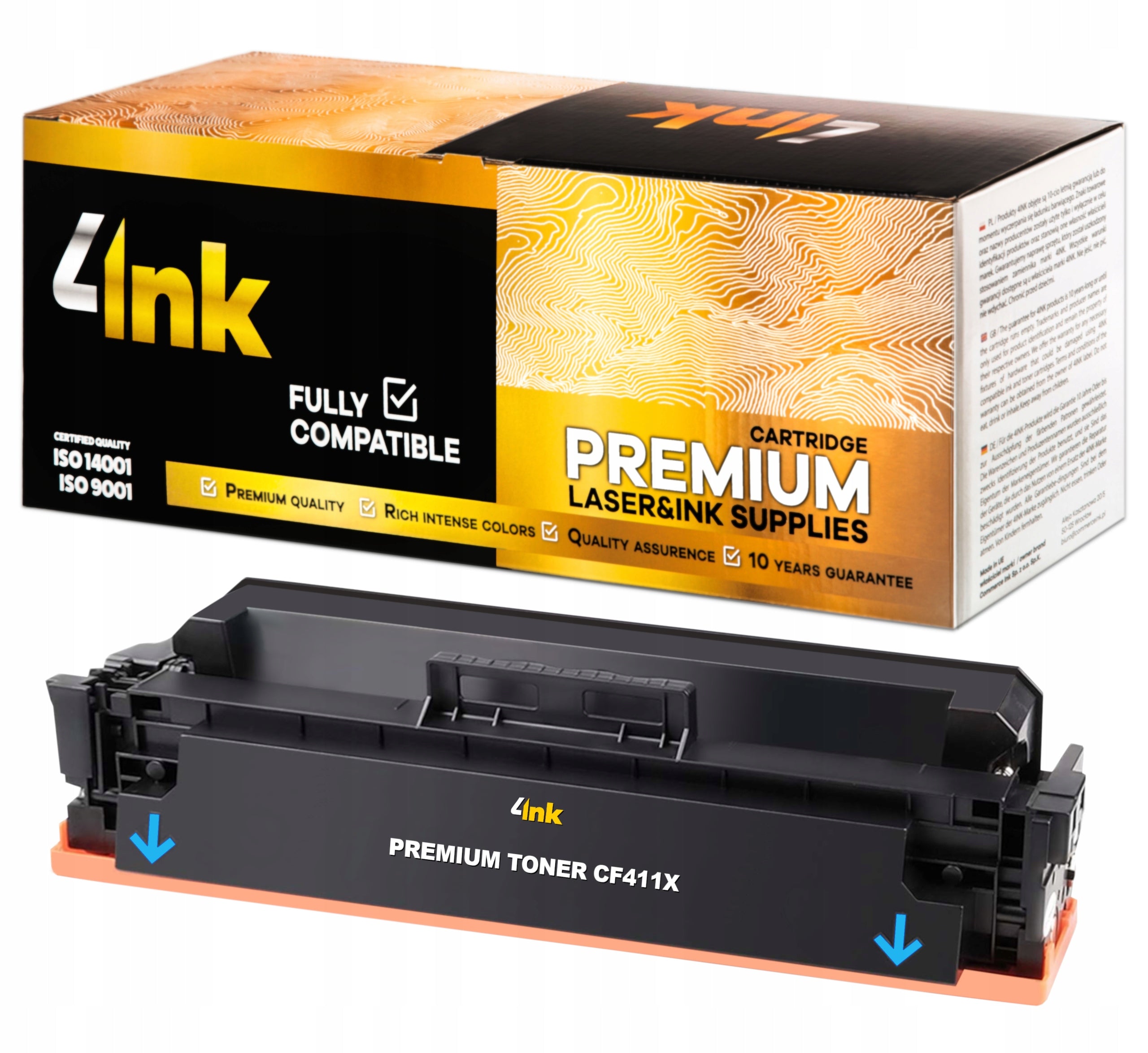 TONER 410X FOR HP COLOR LASERJET M452dn M452dw M477fdn M477fdw PRINTER Manufacturer 4INK