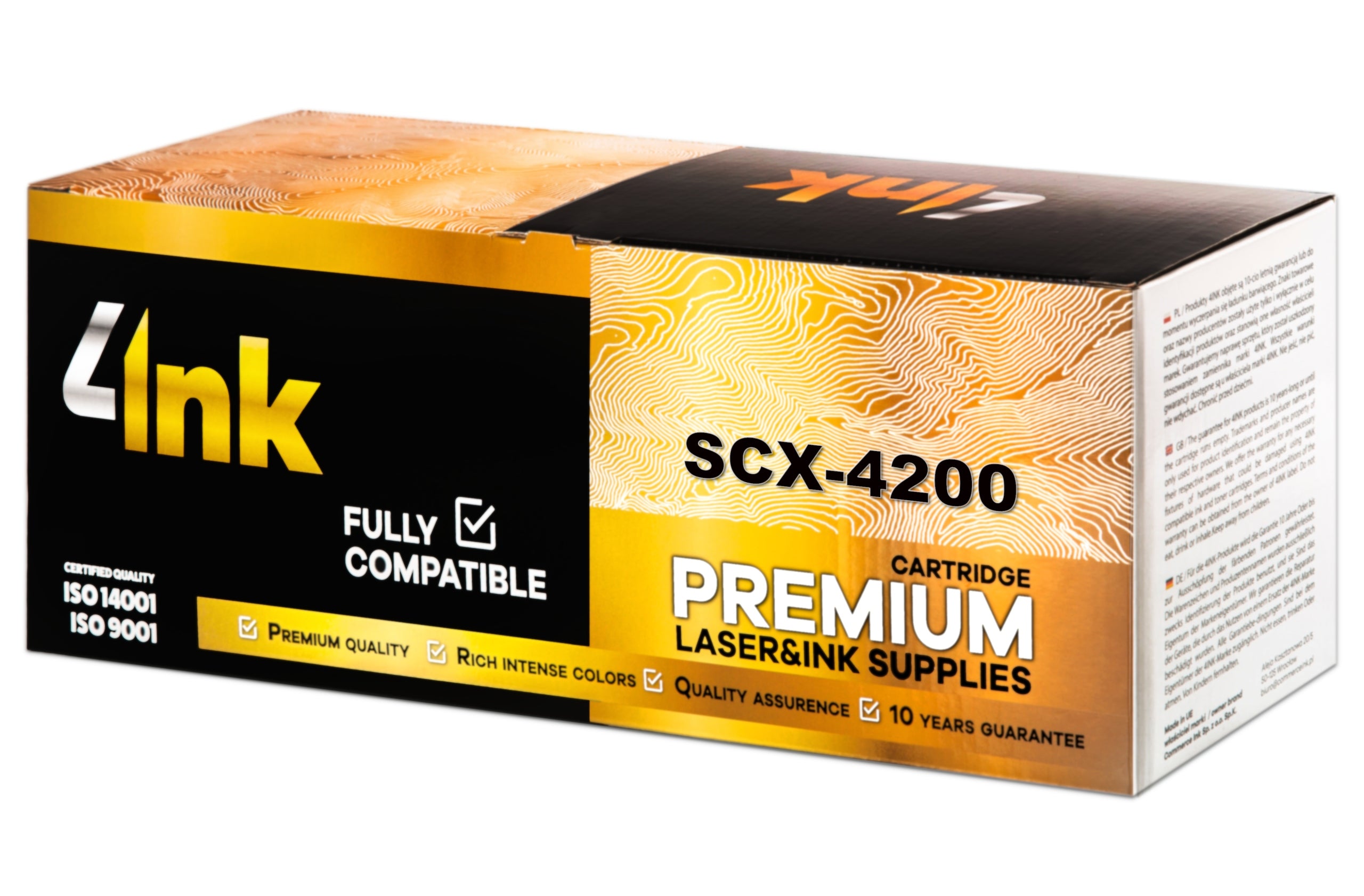 TONER 4INK / SAMSUNG / SCX-4200 / SCX-4250 / XL Manufacturer code SCX-4200 / SCX-4250 do Drukarki Samsung