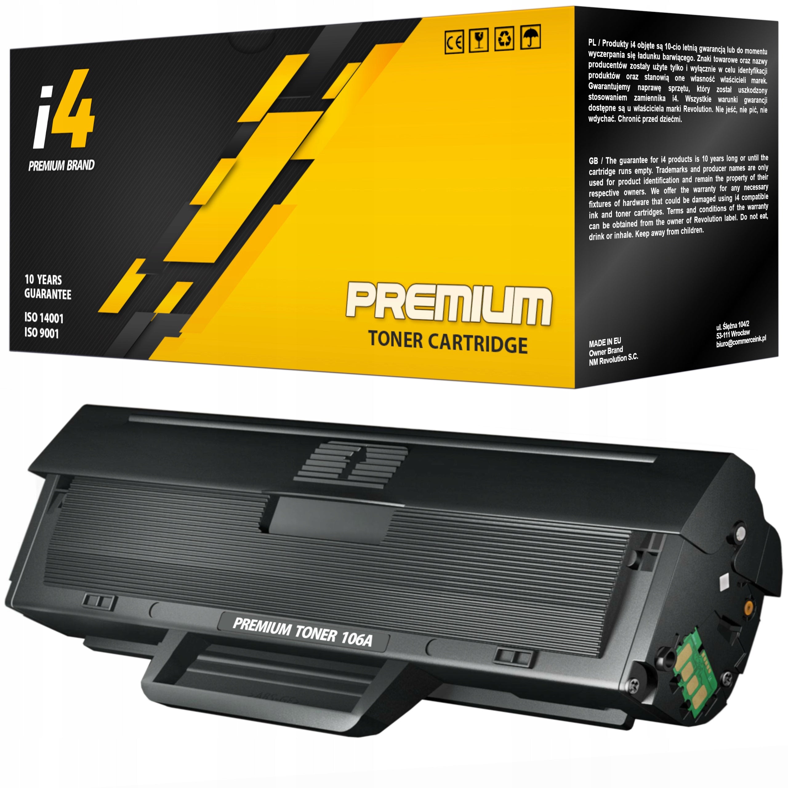 TONER CARTRIDGE 106A XL WITH CHIP FOR HP LASER 107a 107w MFP 135a 135w PRINTER
