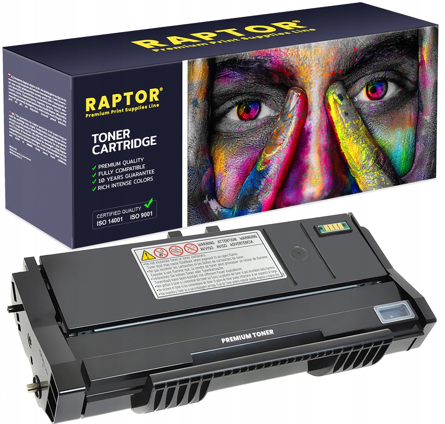 TONER CARTRIDGE 407166 XL FOR RICOH SP100 SP112 | 1200 PAGES | BLACK
