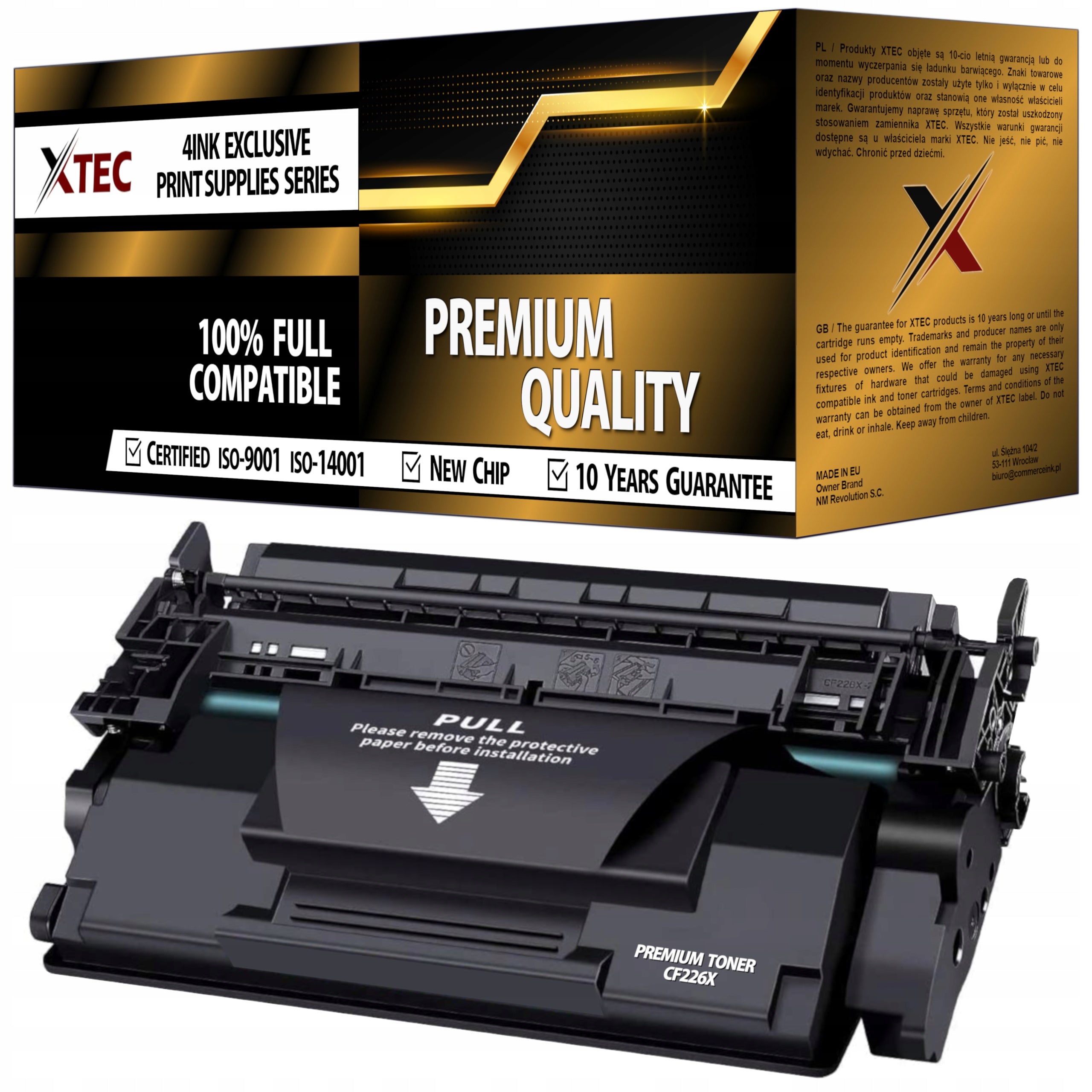 TONER CARTRIDGE CF226X FOR HP LASERJET PRO M402dne M402dw M426fdn PRINTER