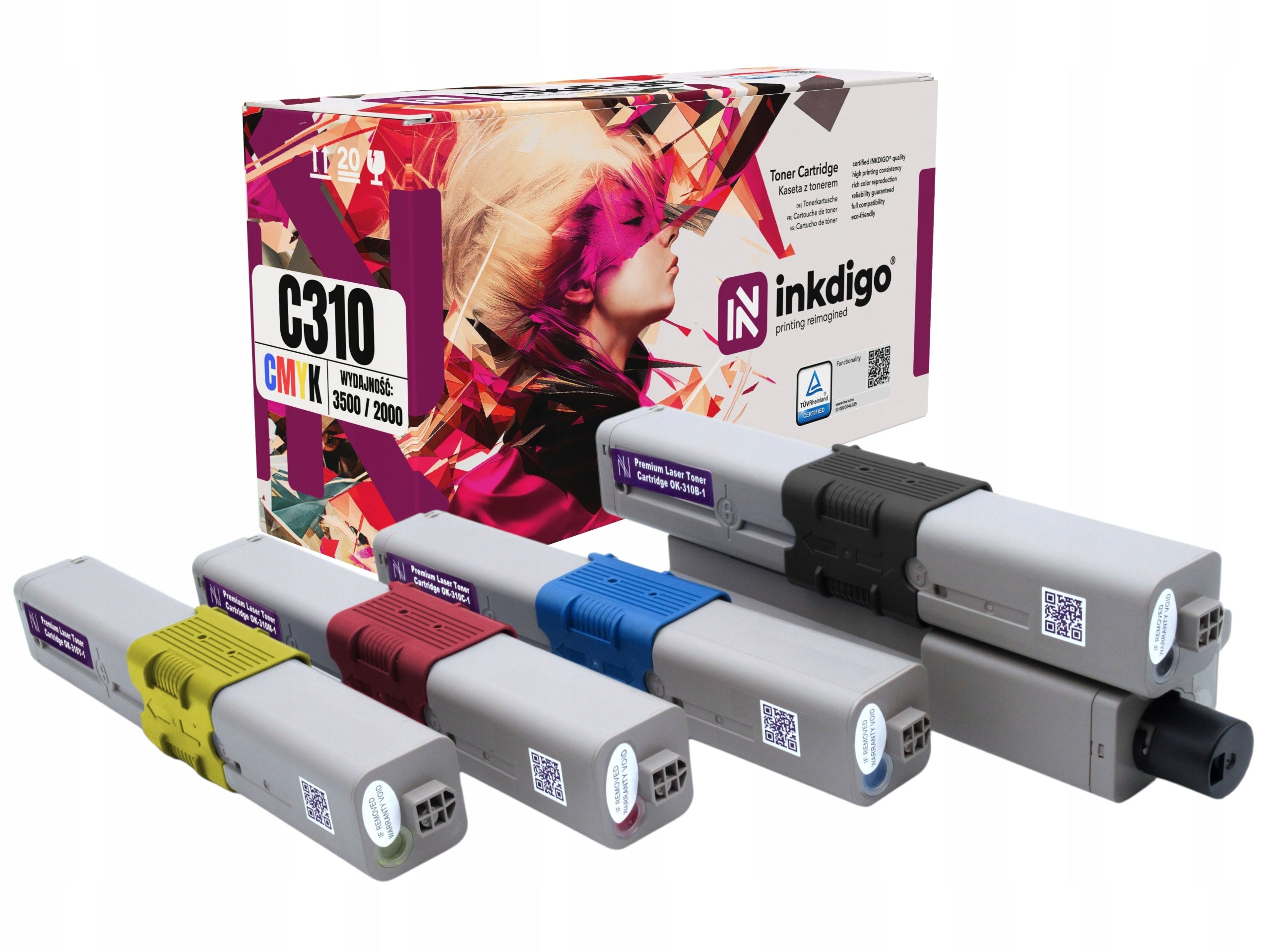 TONER CARTRIDGES FOR OKI C310 C330 C510 MC352 MC362 MC562 XL