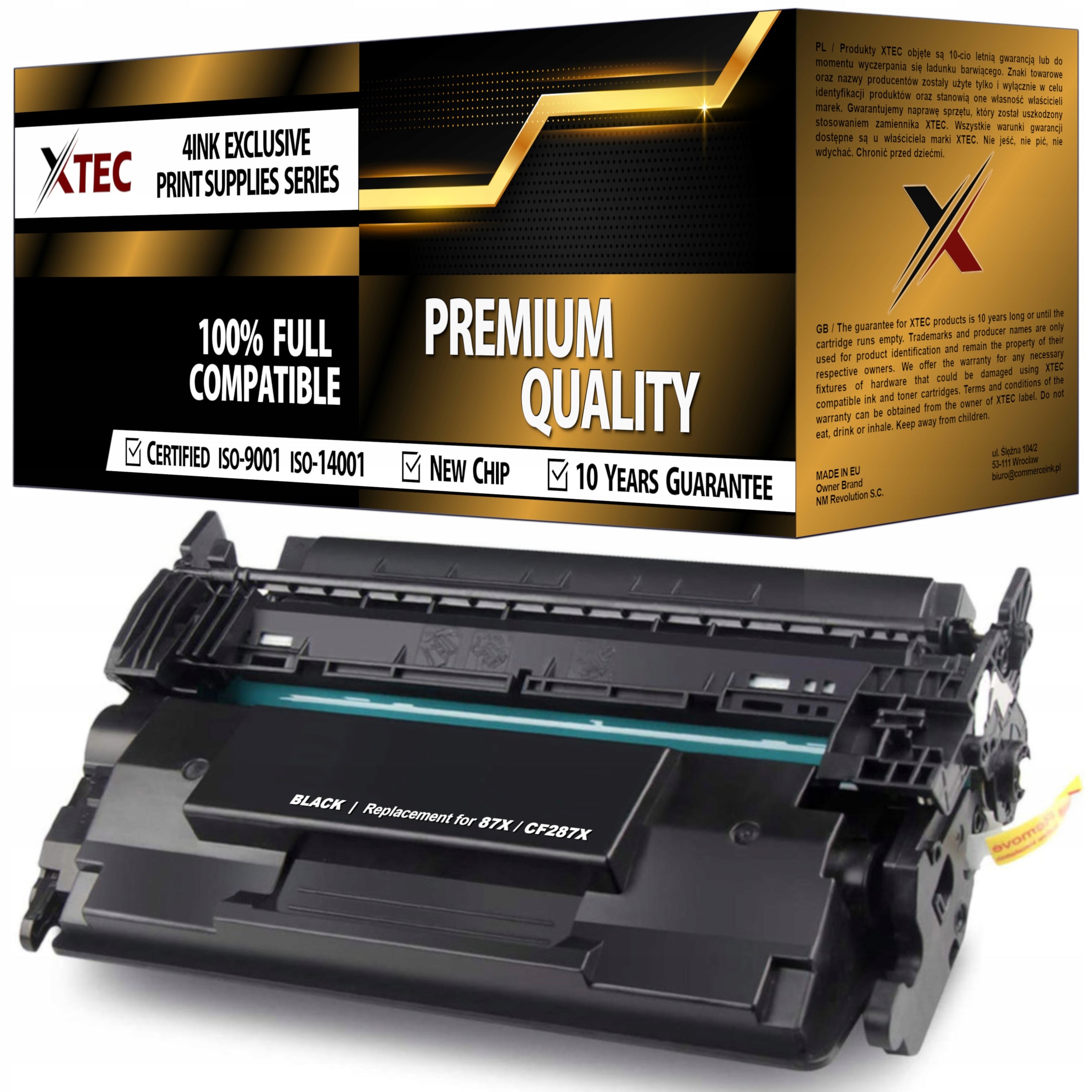 TONER CF287X 87X XL FOR HP LASERJET M501 ENTERPRISE M506 M527