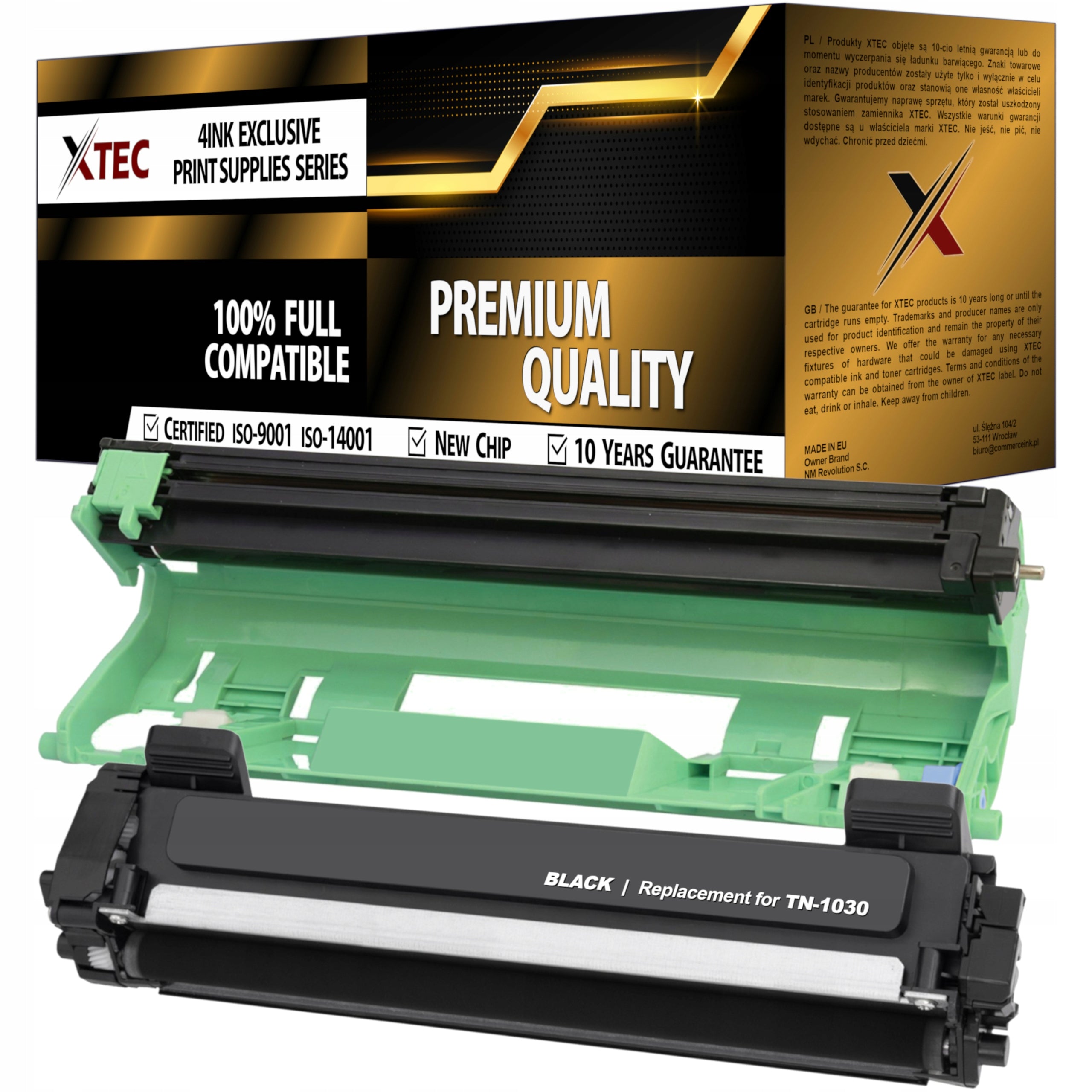 TONER + DRUM FOR BROTHER DCP-1610WE DCP-1510 DCP-1512E HL-1110E HL-1210WE