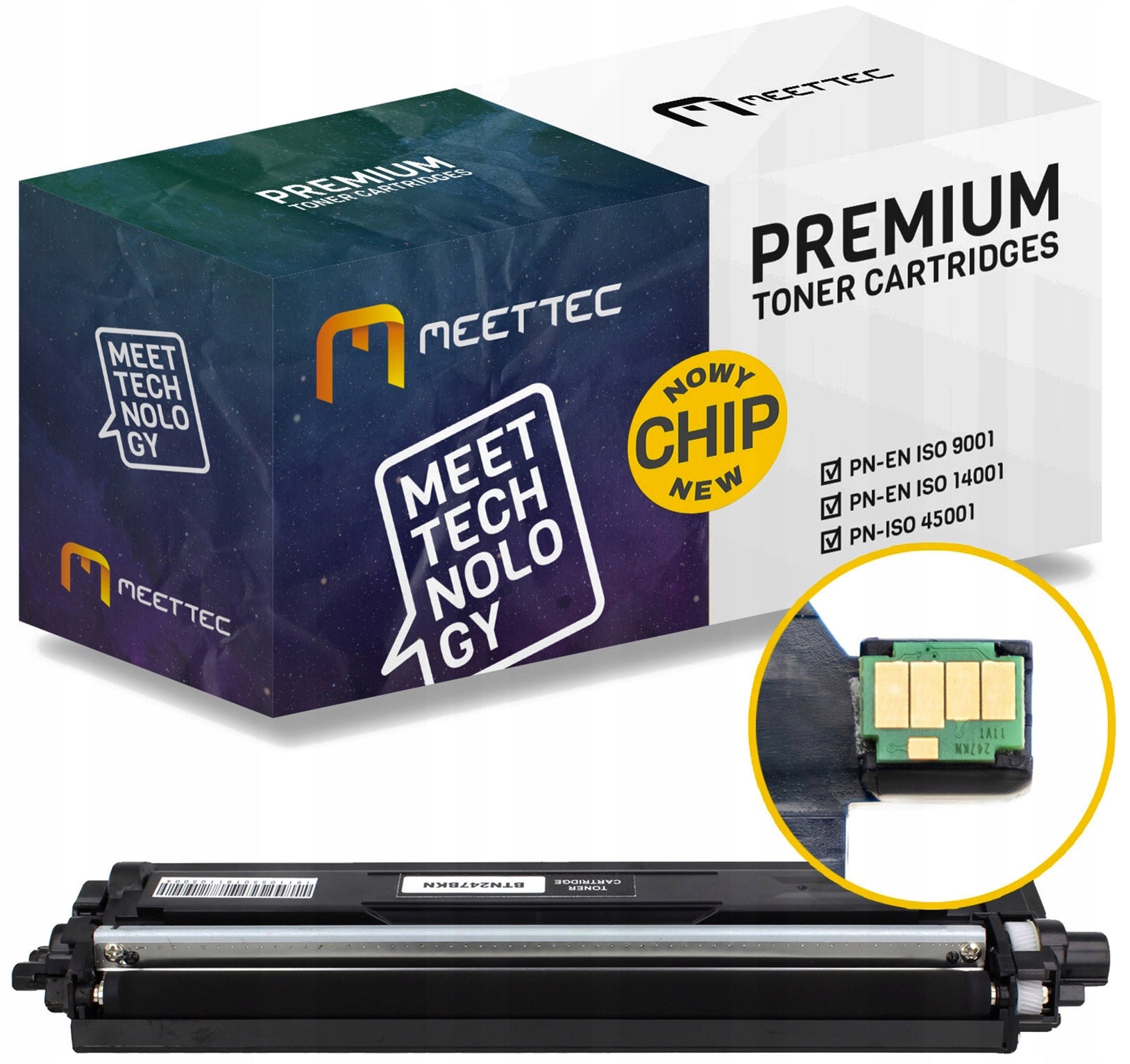 TONER FOR BROTHER DCP-L3510CDW HL-L3210CW TN-247BK - BLACK