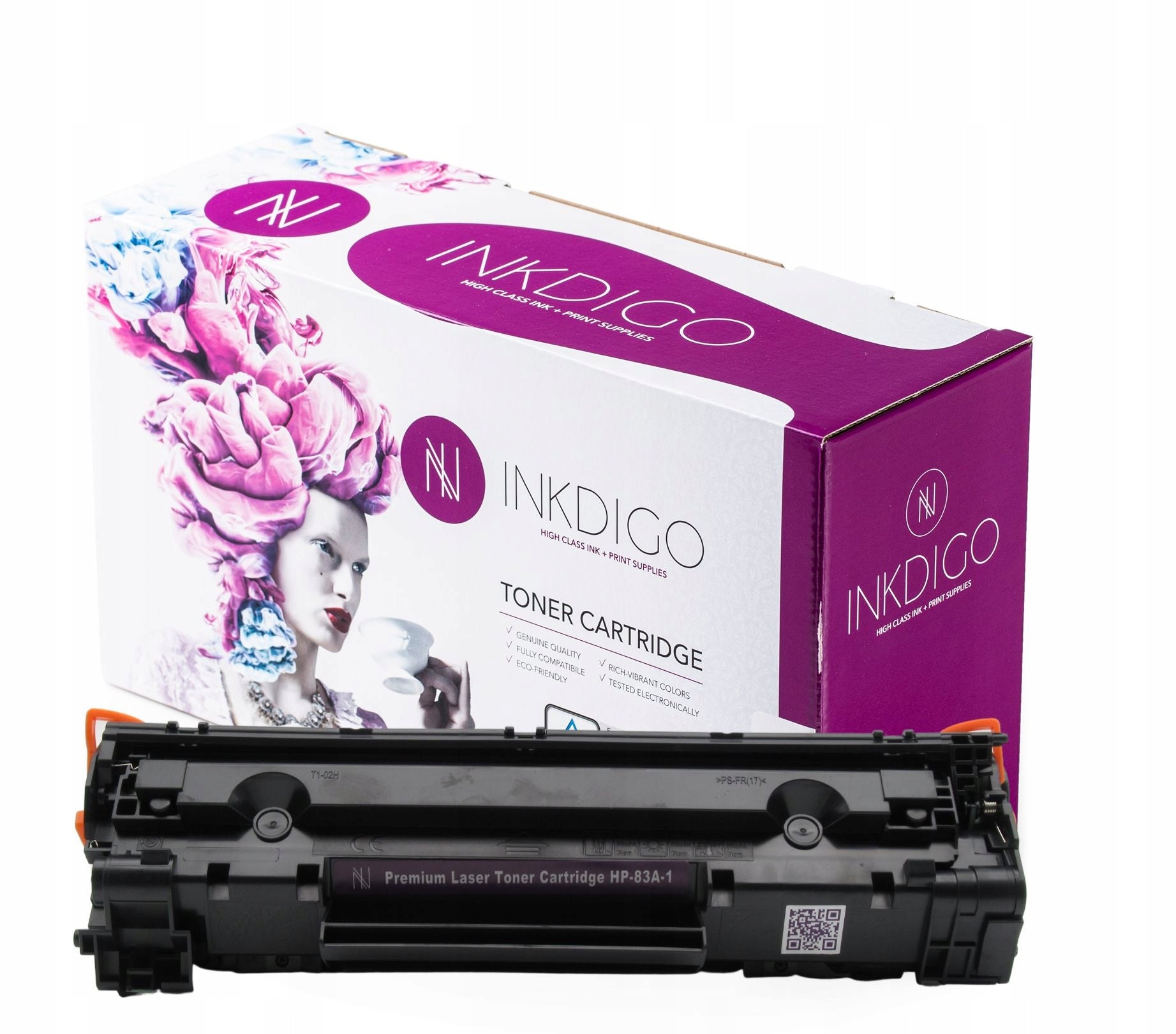 TONER Inkdigo HP-83A-1 black CF283A for HP 1500 pages Manufacturer Inkdigo