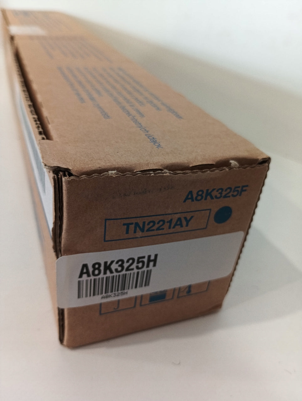 TONER KONICA TN221Y A8K325H/ A8K325F YELLOW (YELLOW) ORIGINAL Packaging status original