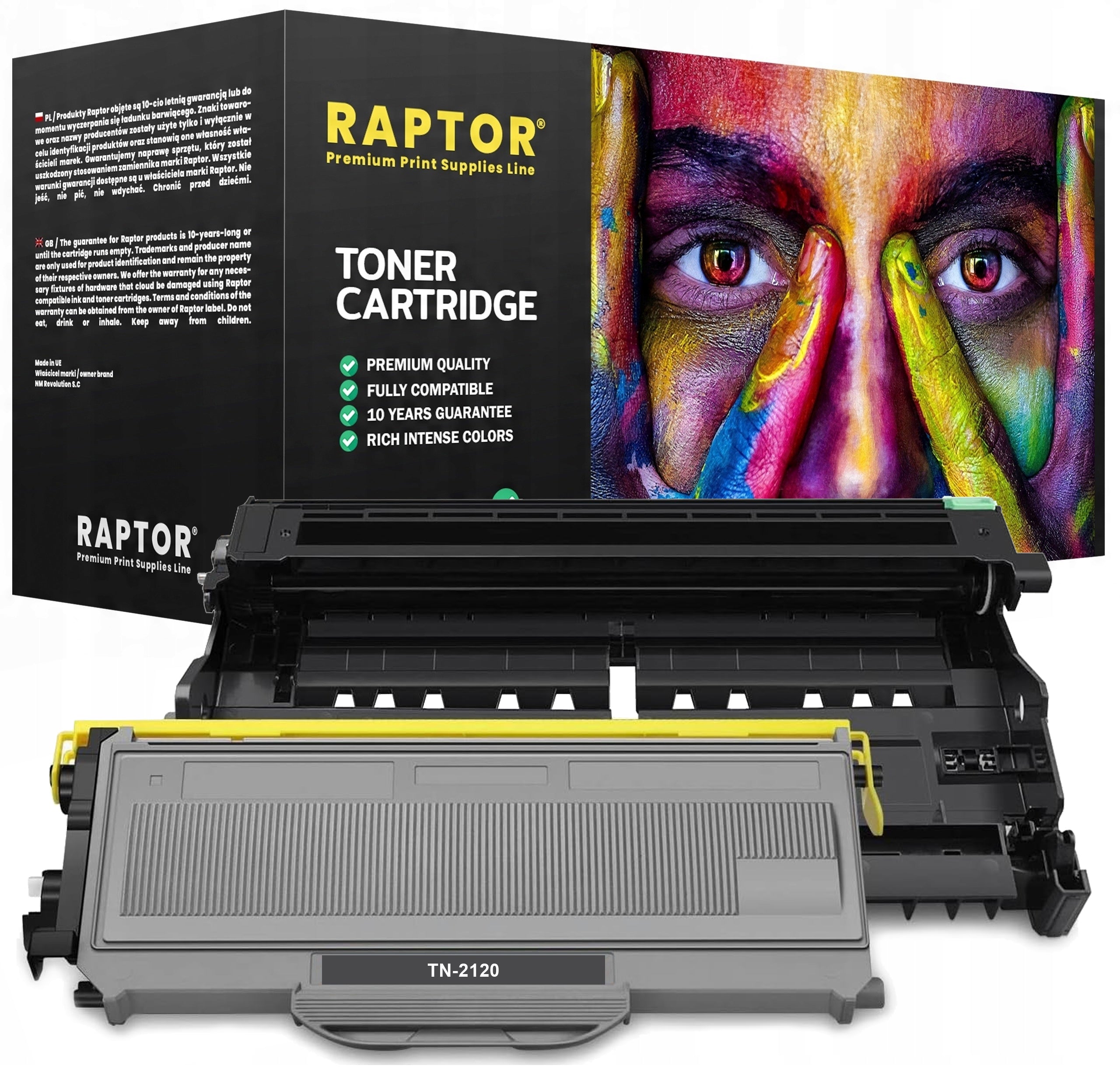 TONER TN-2120 + DRUM DR-2100 FOR BROTHER PRINTER HL-2140 DCP-7030 DCP-7040