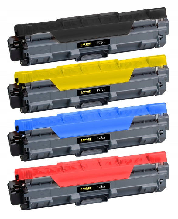 TONER TN-241 XL FOR BROTHER DCP-9015CDW DCP-9020CDW HL-3170CDW PRINTER Manufacturer code BR-241BCMY-RAPTOR