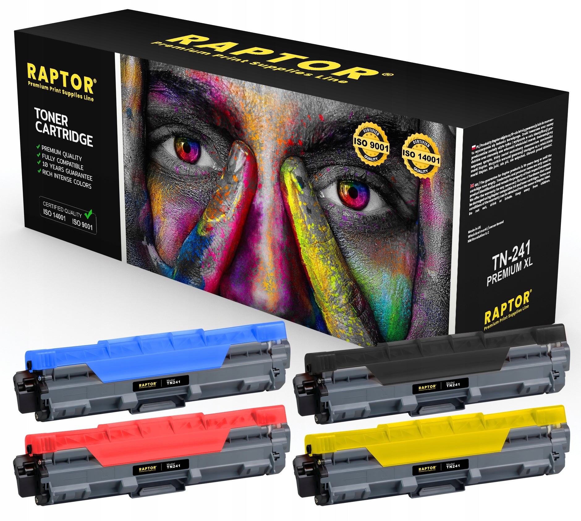 TONER TN-241 XL FOR BROTHER DCP-9015CDW DCP-9020CDW HL-3170CDW PRINTER