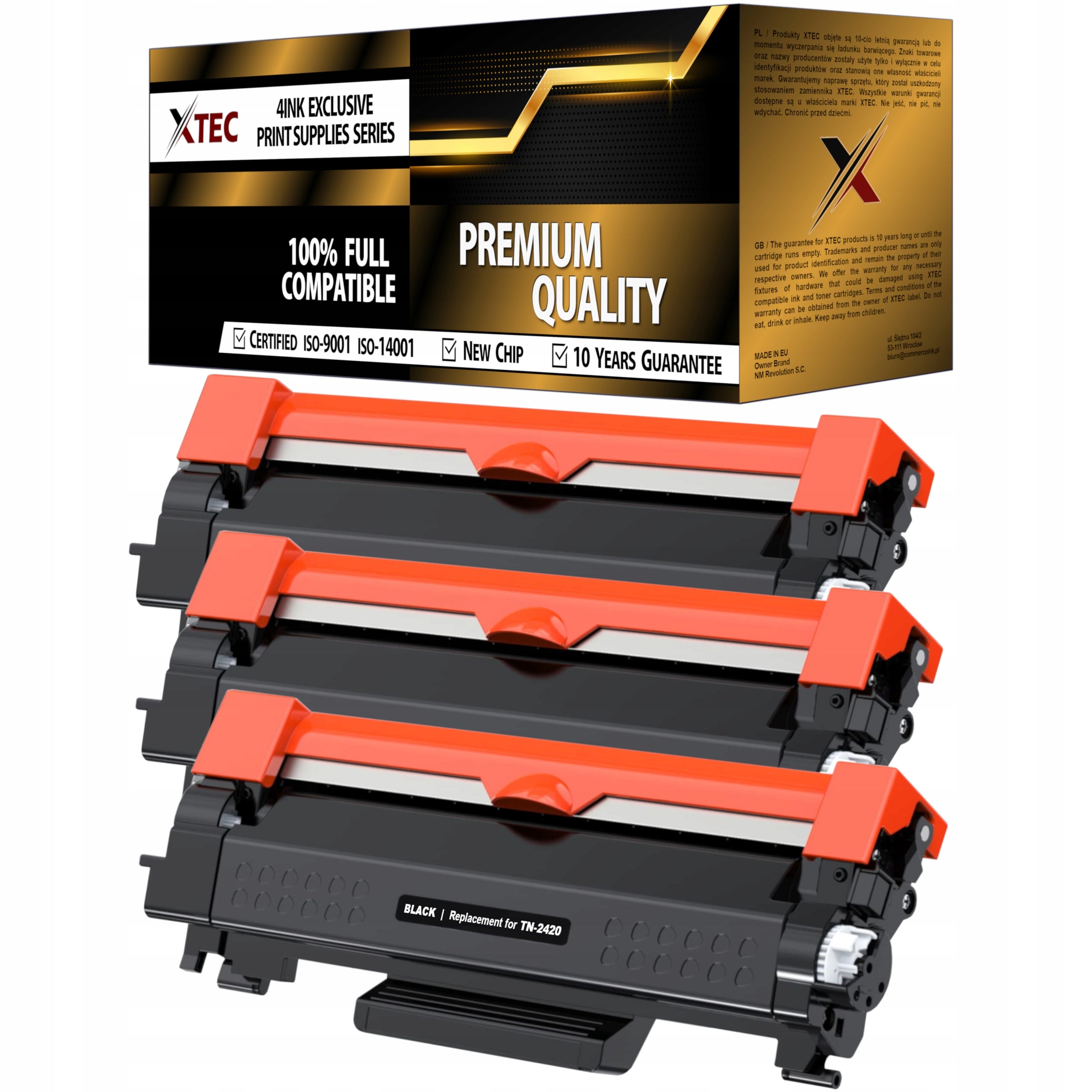 TONER TN-2420 XXL FOR BROTHER HL-L2310D HL-L2350DW MFC-L2750DW DCP-L2530DW