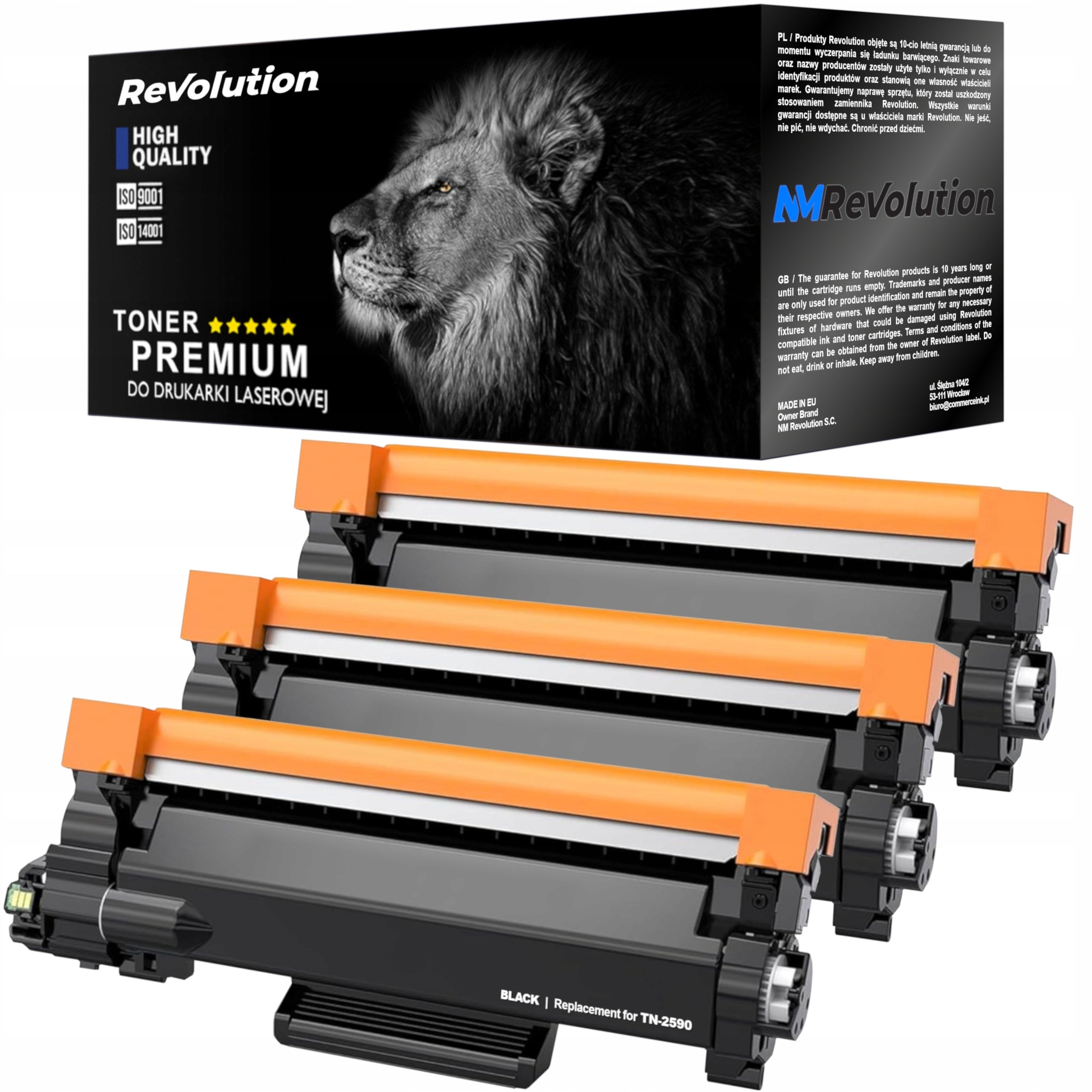 TONER TN-2590 XL FOR BROTHER HL-L2442DW HL-L2402D MFC-L2802DW MFC-L2922DW