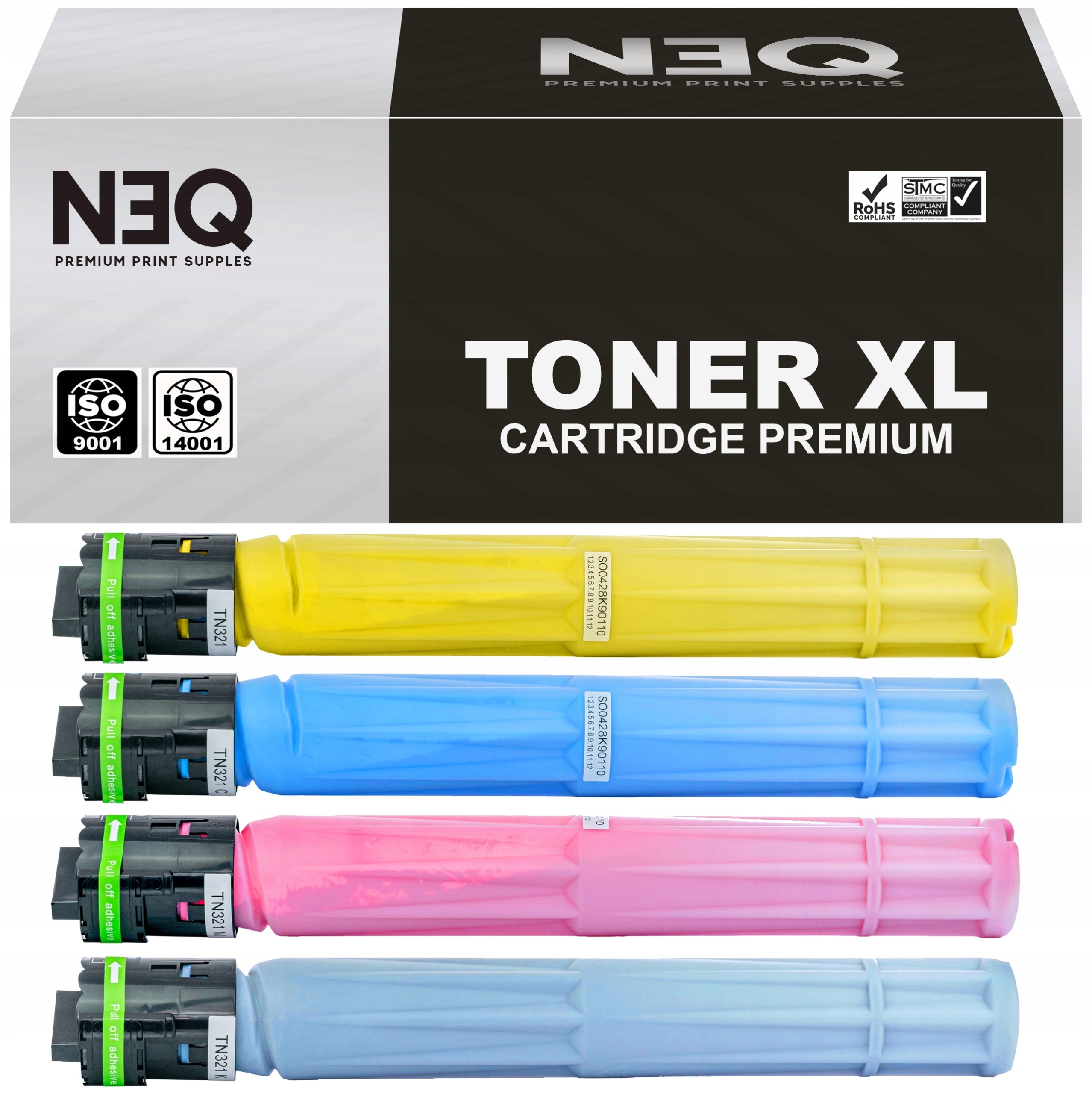 TONER TN-321 XL FOR KONICA MINOLTA BIZHUB C224 C224e C284 C284e C364 C364e