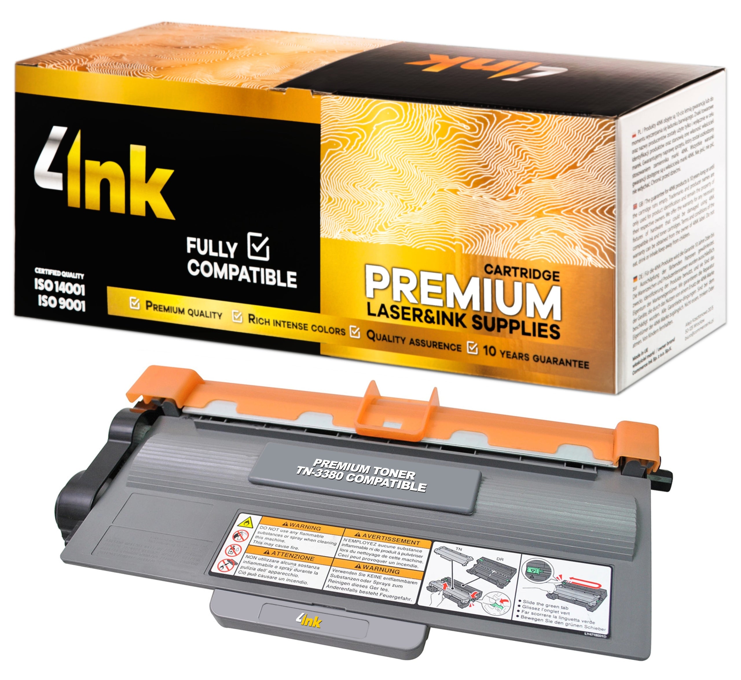 TONER TN-3380 XL FOR BROTHER DCP-8110 DCP-8250 HL-5440 HL-5450 PRINTER