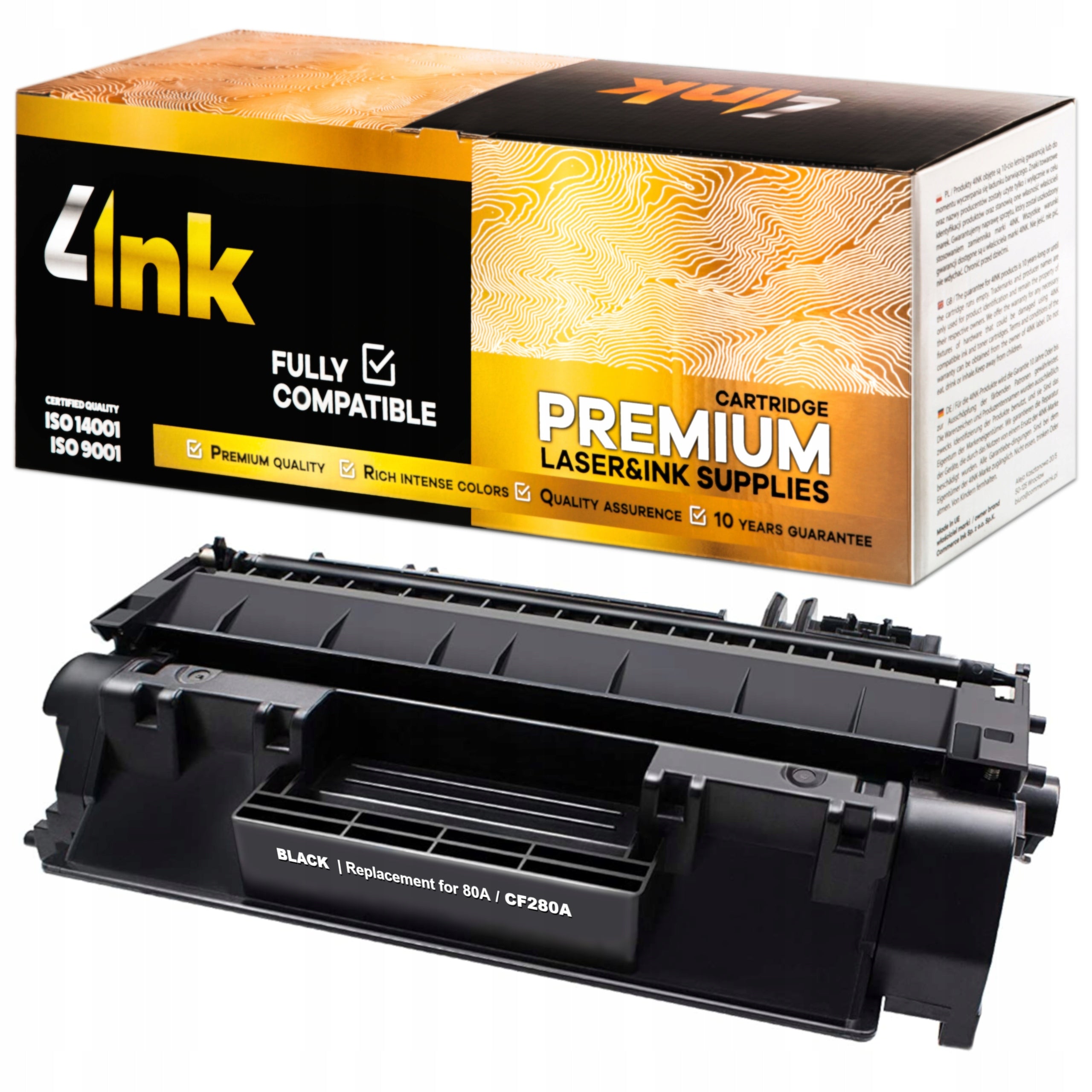 TONER XL CF280A 80A FOR HP LASERJET PRO 400 M401a M401dn M425dn 3K PRINTER