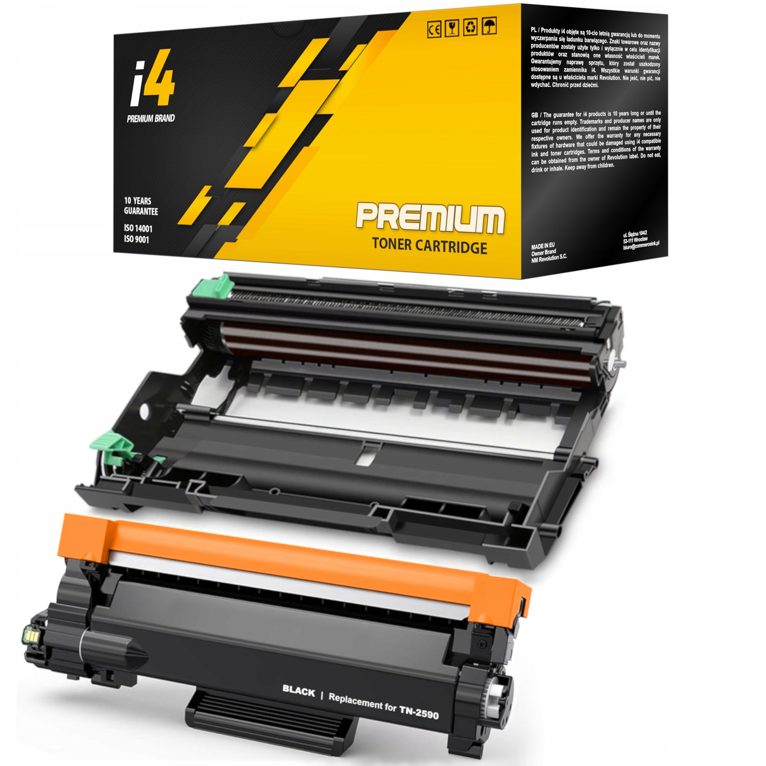 TONER XL + DRUM FOR BROTHER MFC-L2802DW HL-L2442DW HL-L2460DN DCP-L2622DW