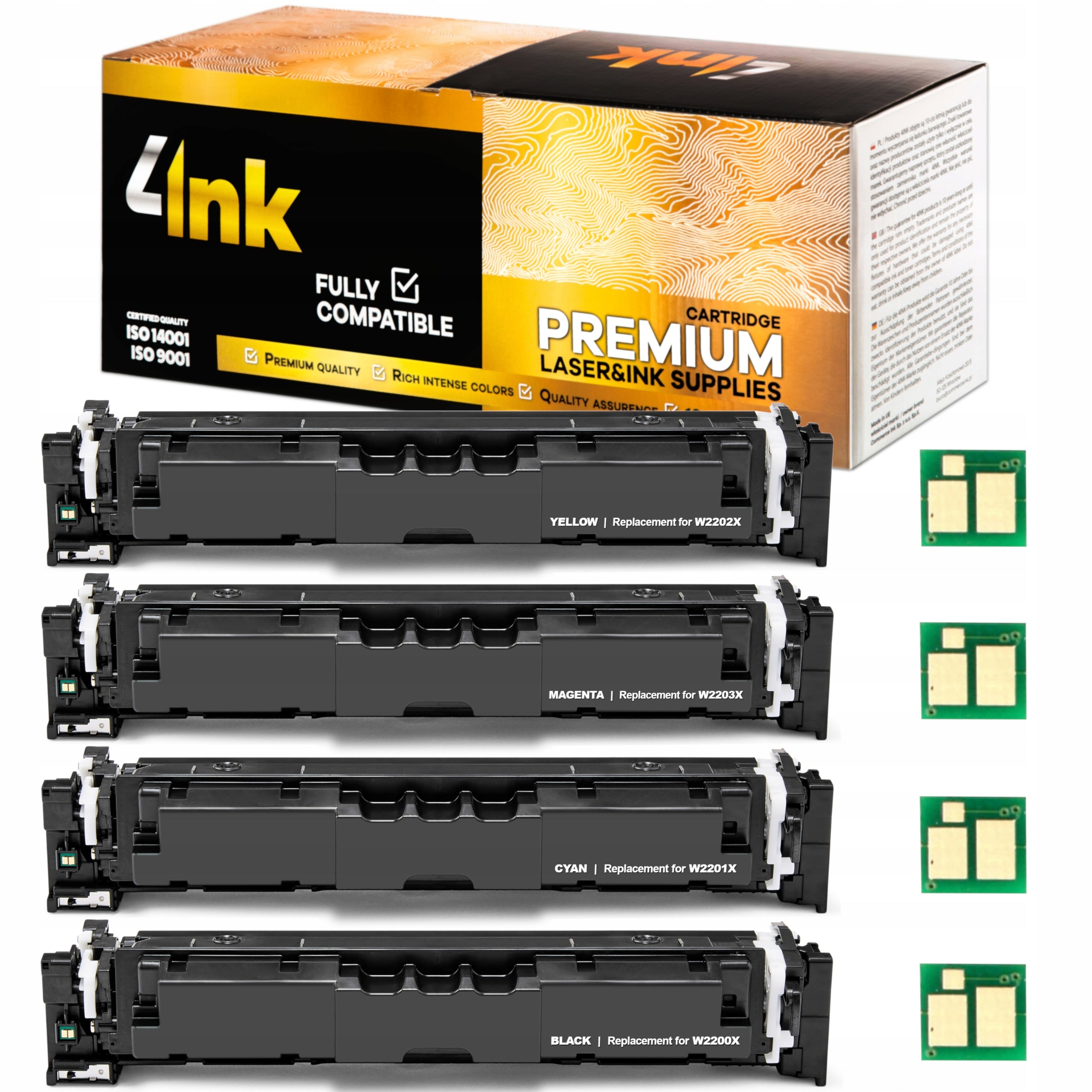 TONERS XL FOR HP LASERJET 4202dw 4202dn MFP 4302dw 4302dn 4302fdw WITH CHIP