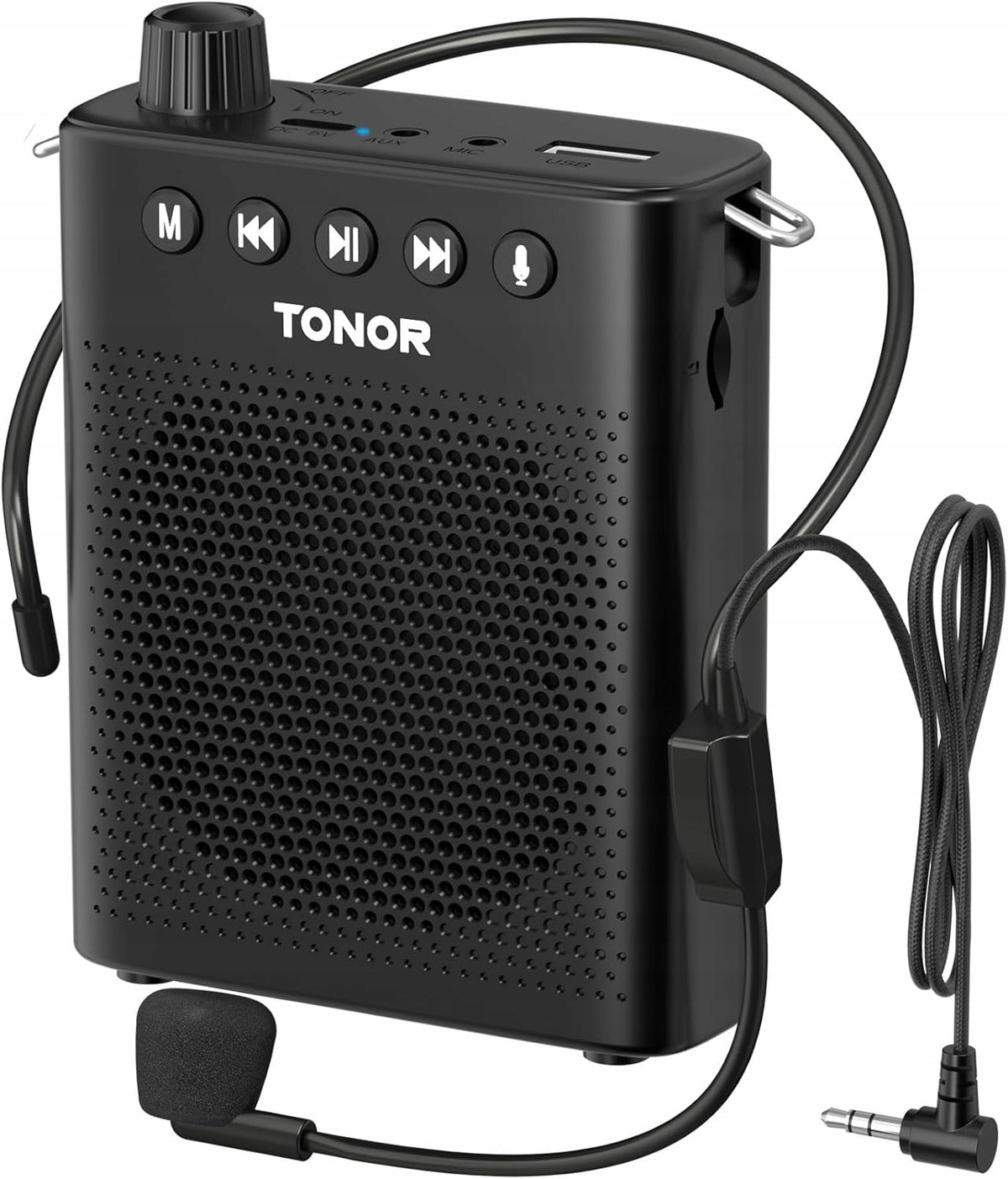 TONOR K10 - 10W Portable Voice Amplifier - Head Microphone - Bluetooth
