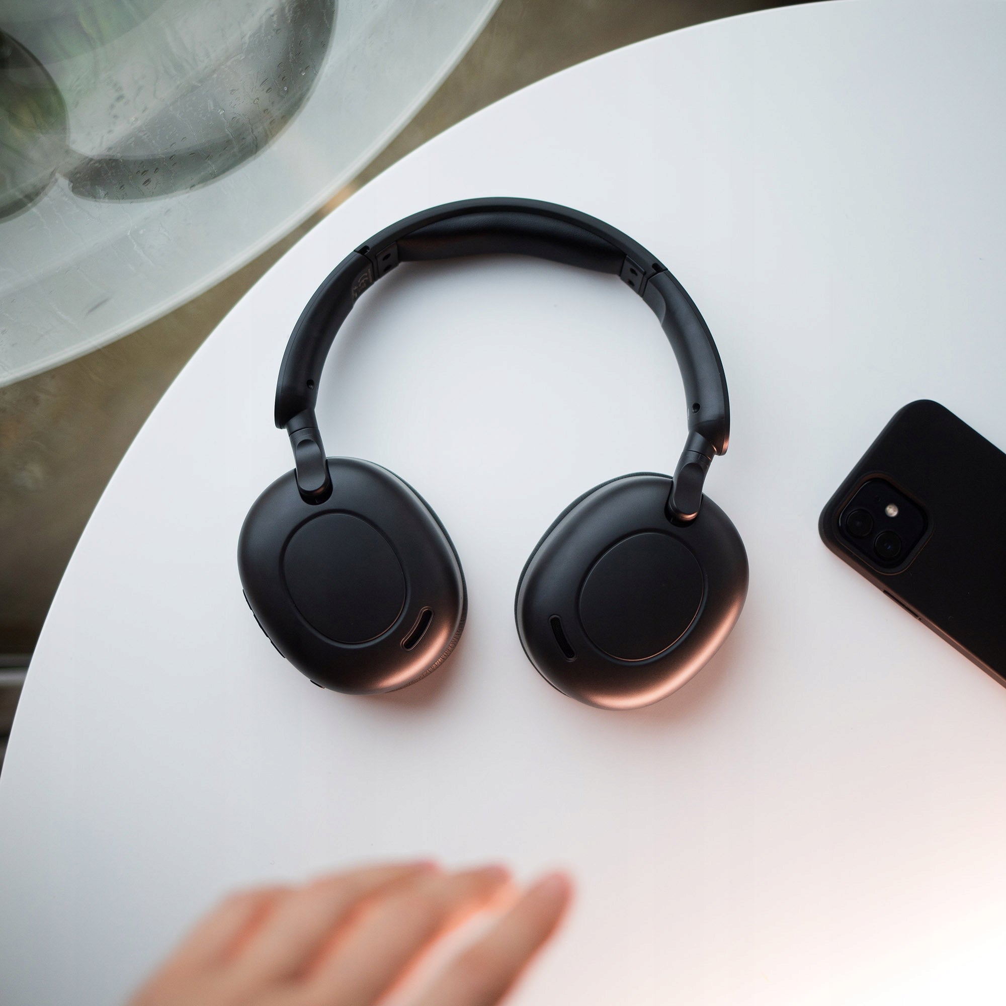 TONSIL R50BT Wireless Headphones Hybrid ANC On-Ear Bluetooth Black Brand Tonsil