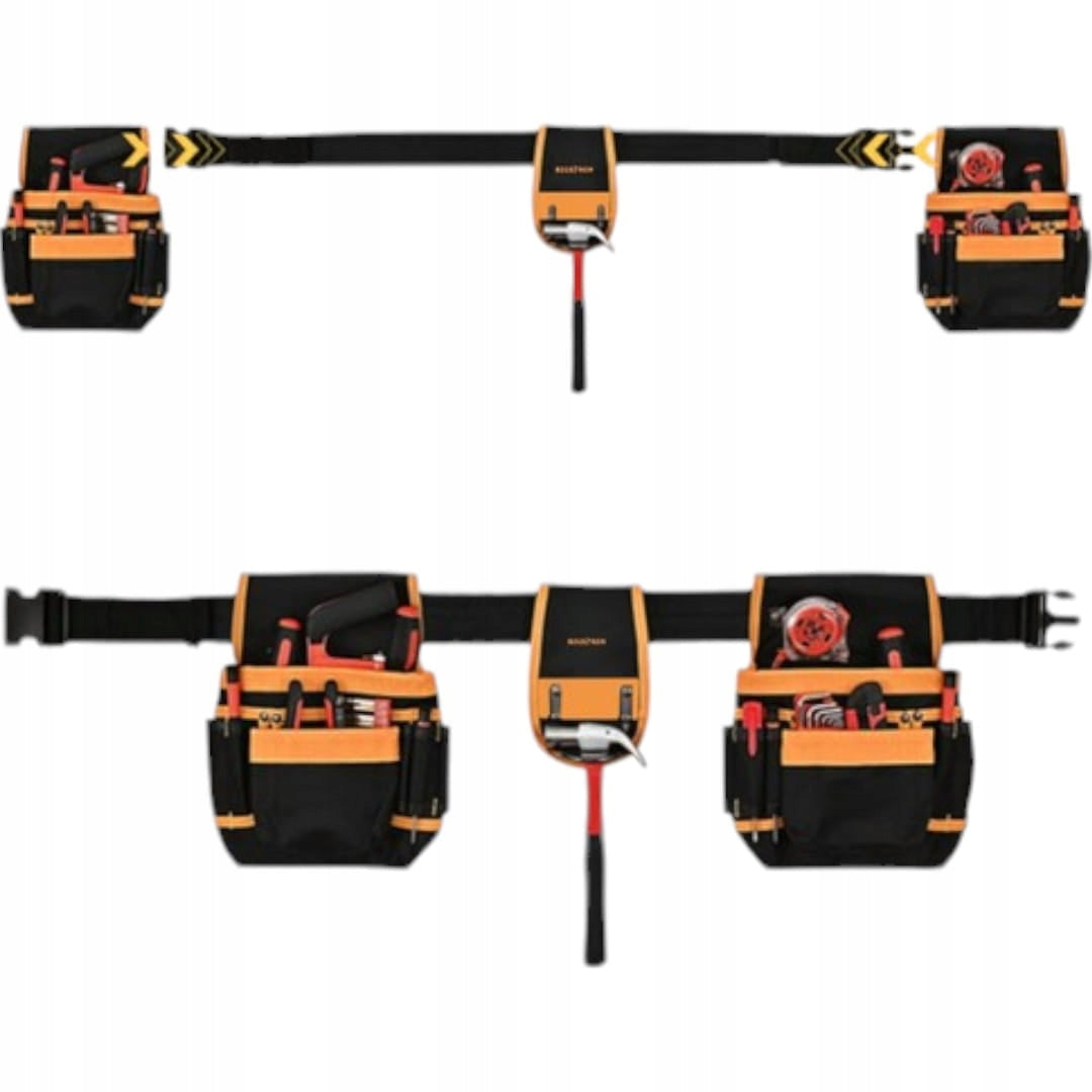 TOOL ASSEMBLY BELT FOR CONSTRUCTION TOOLS ADJUSTABLE 22 POCKETS XL Number of pockets 22